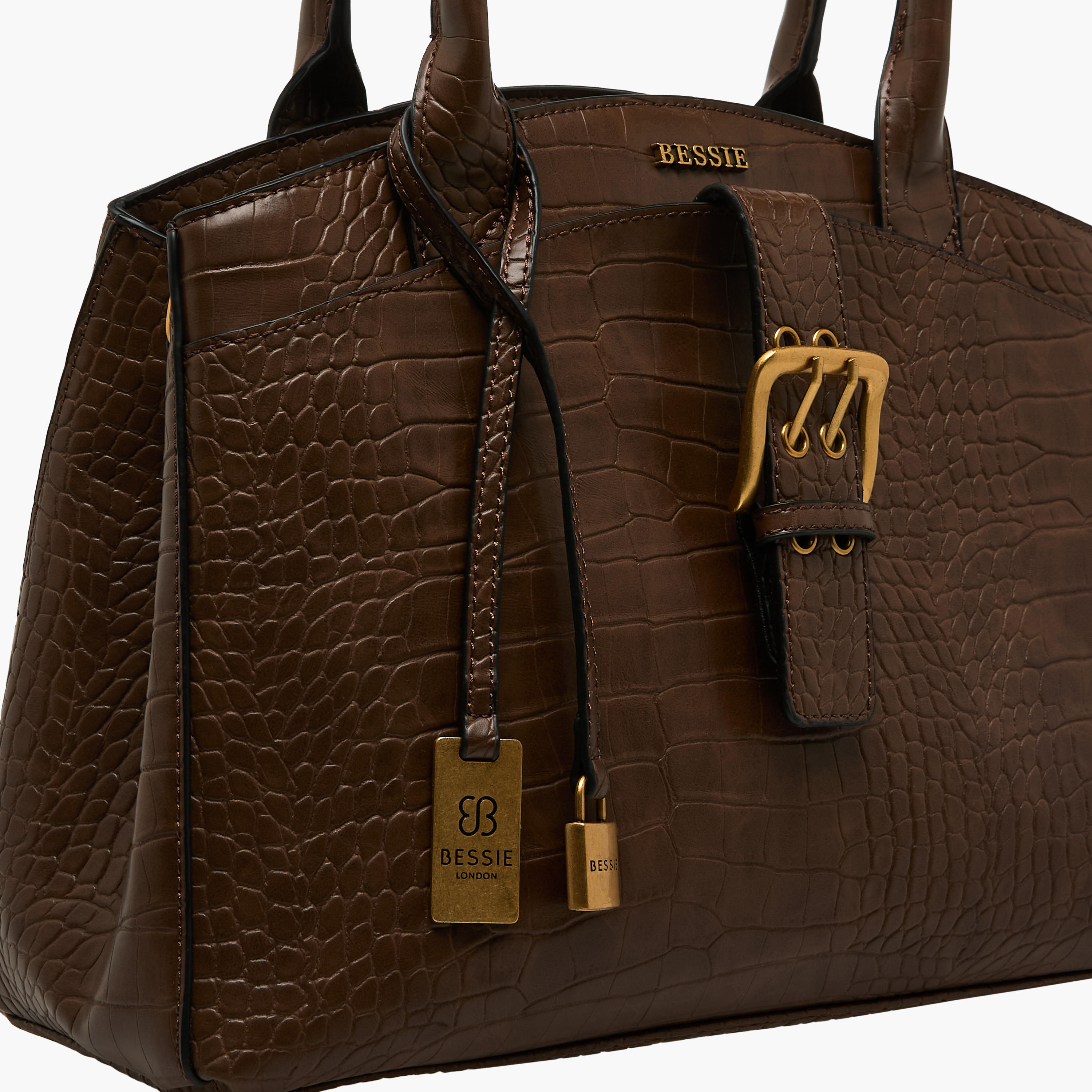 شنطة توتي بارزة الملمس بحزام قابل للفصل من بيسي لندن-women-bagsandwallets-handbags-image-5