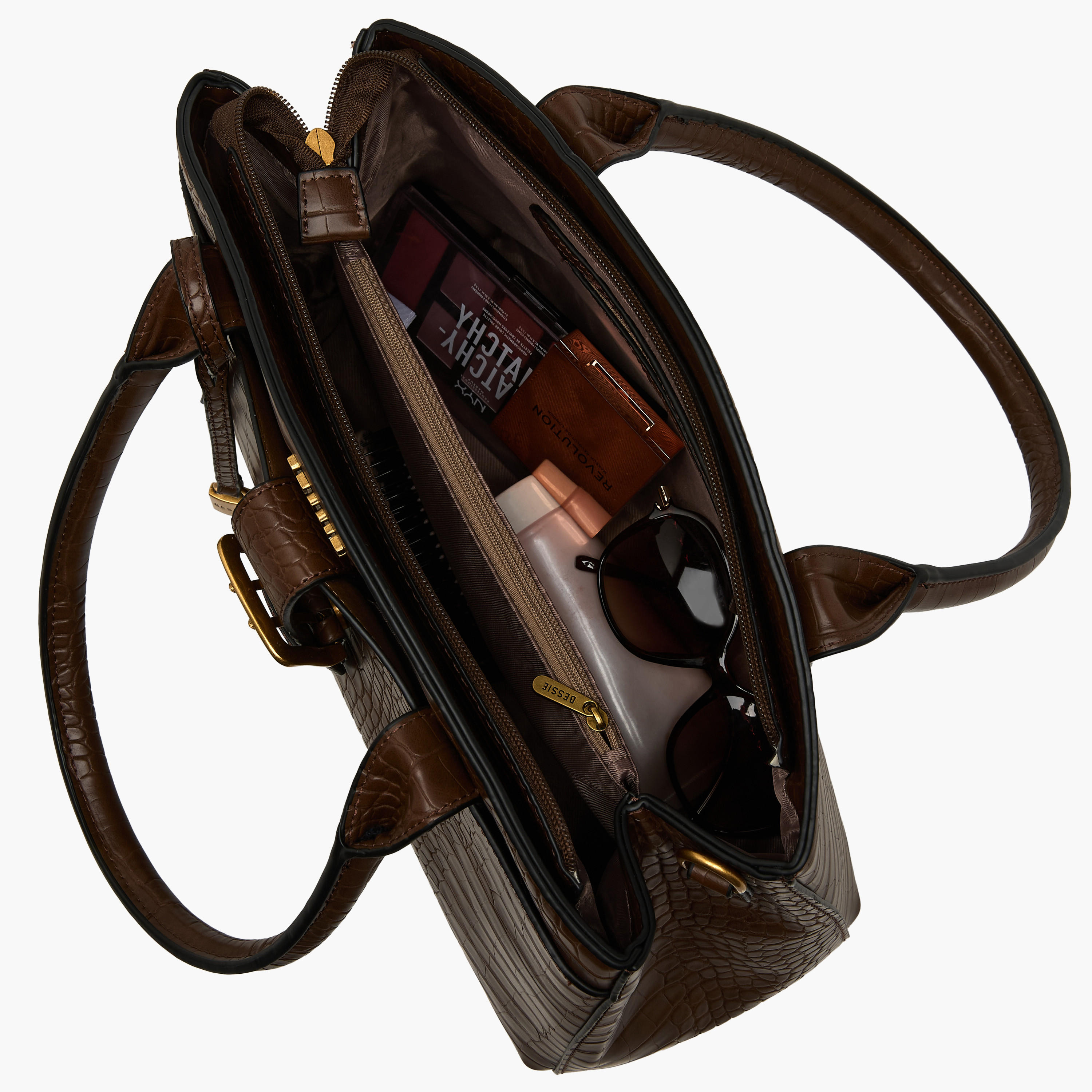 شنطة توتي بارزة الملمس بحزام قابل للفصل من بيسي لندن-women-bagsandwallets-handbags-image-9