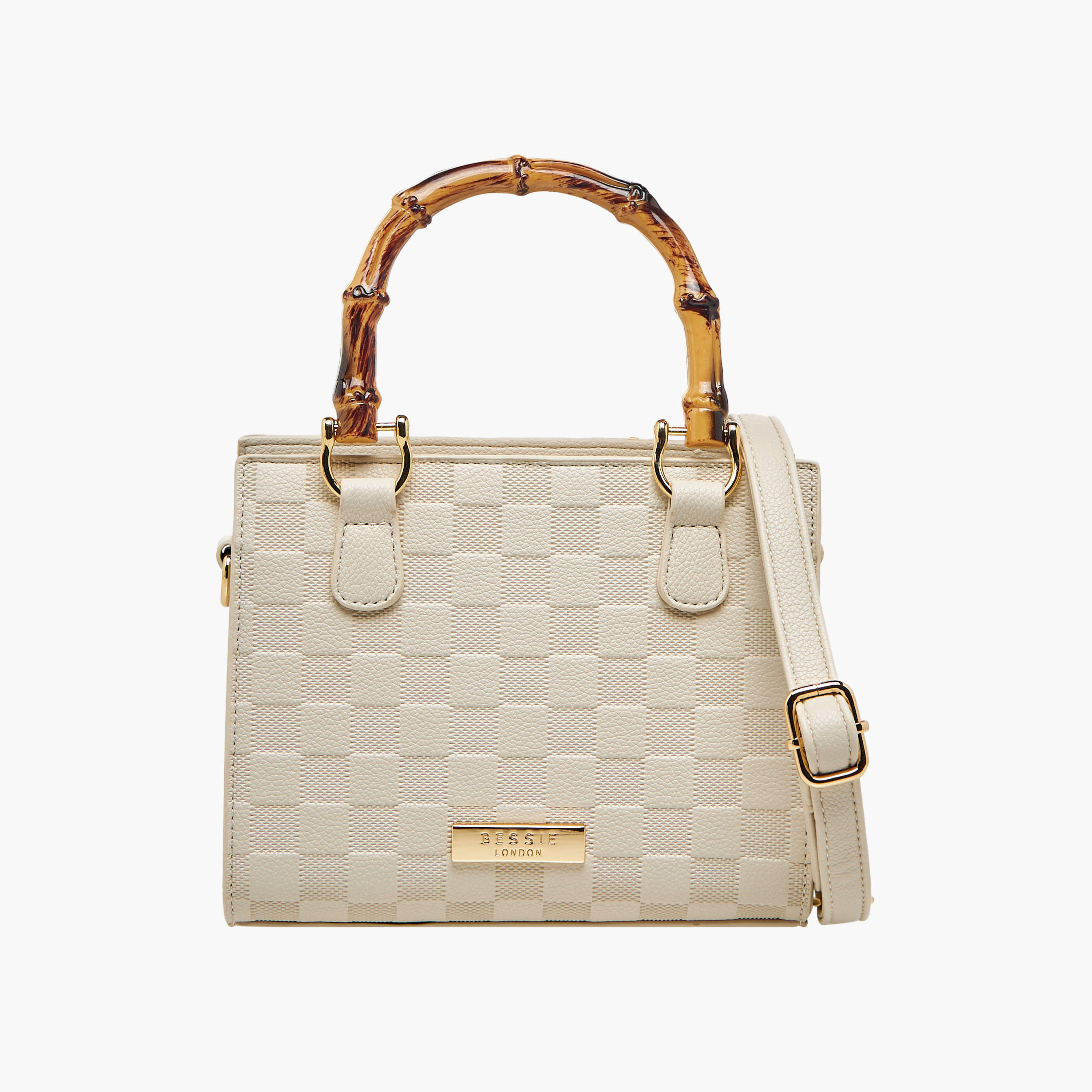 شنطة توتي بارزة الملمس بحزام قابل للفصل من بيسي لندن-women-bagsandwallets-handbags-image-1