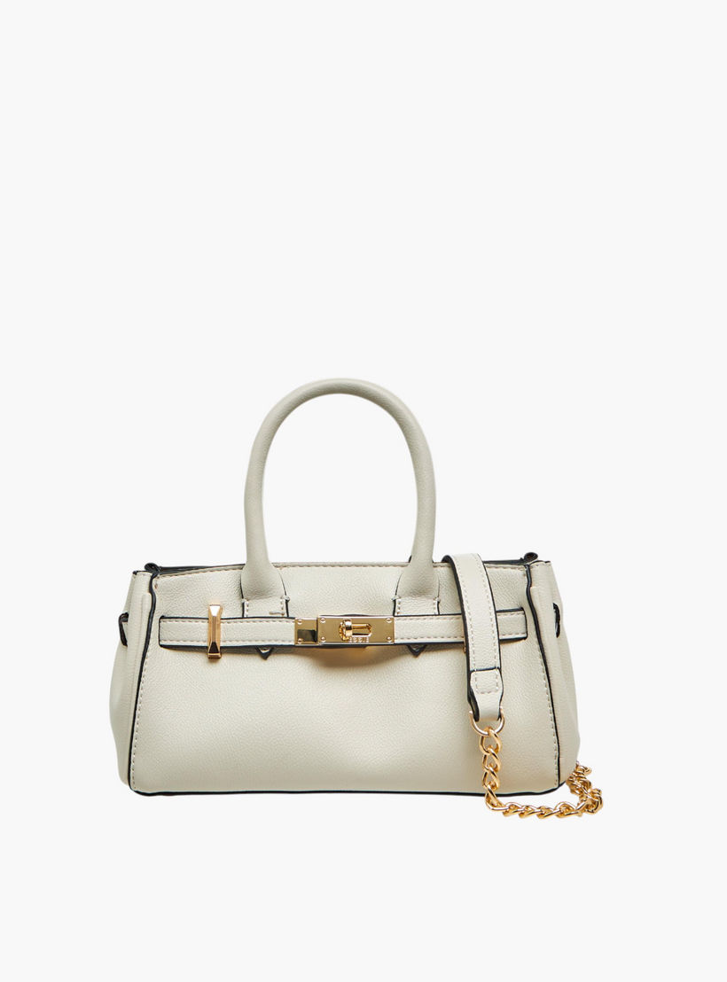 شنطة توتي بارزة الملمس بحزام سلسلة قابل للفصل من بيسي لندن-women-bagsandwallets-handbags-image-1