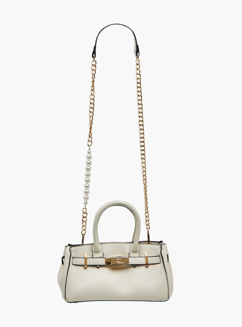 شنطة توتي بارزة الملمس بحزام سلسلة قابل للفصل من بيسي لندن-women-bagsandwallets-handbags-image-3