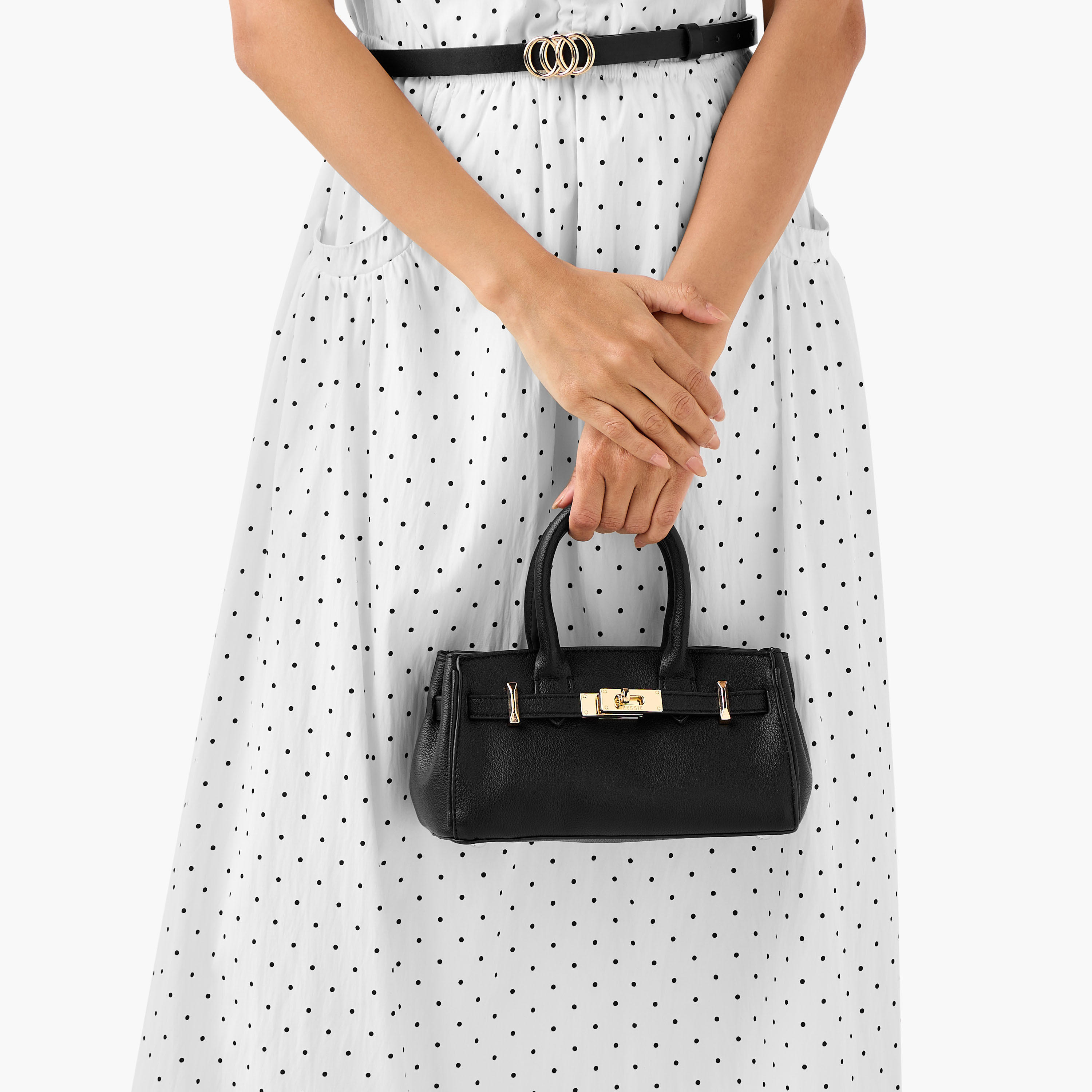 شنطة توتي بارزة الملمس بحزام سلسلة قابل للفصل من بيسي لندن-women-bagsandwallets-handbags-image-2
