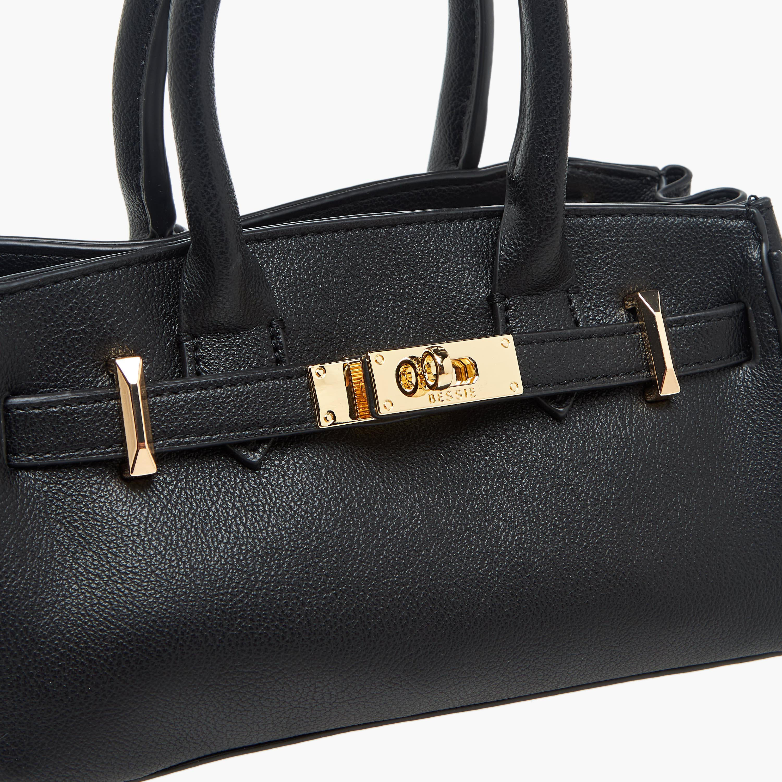 شنطة توتي بارزة الملمس بحزام سلسلة قابل للفصل من بيسي لندن-women-bagsandwallets-handbags-image-5