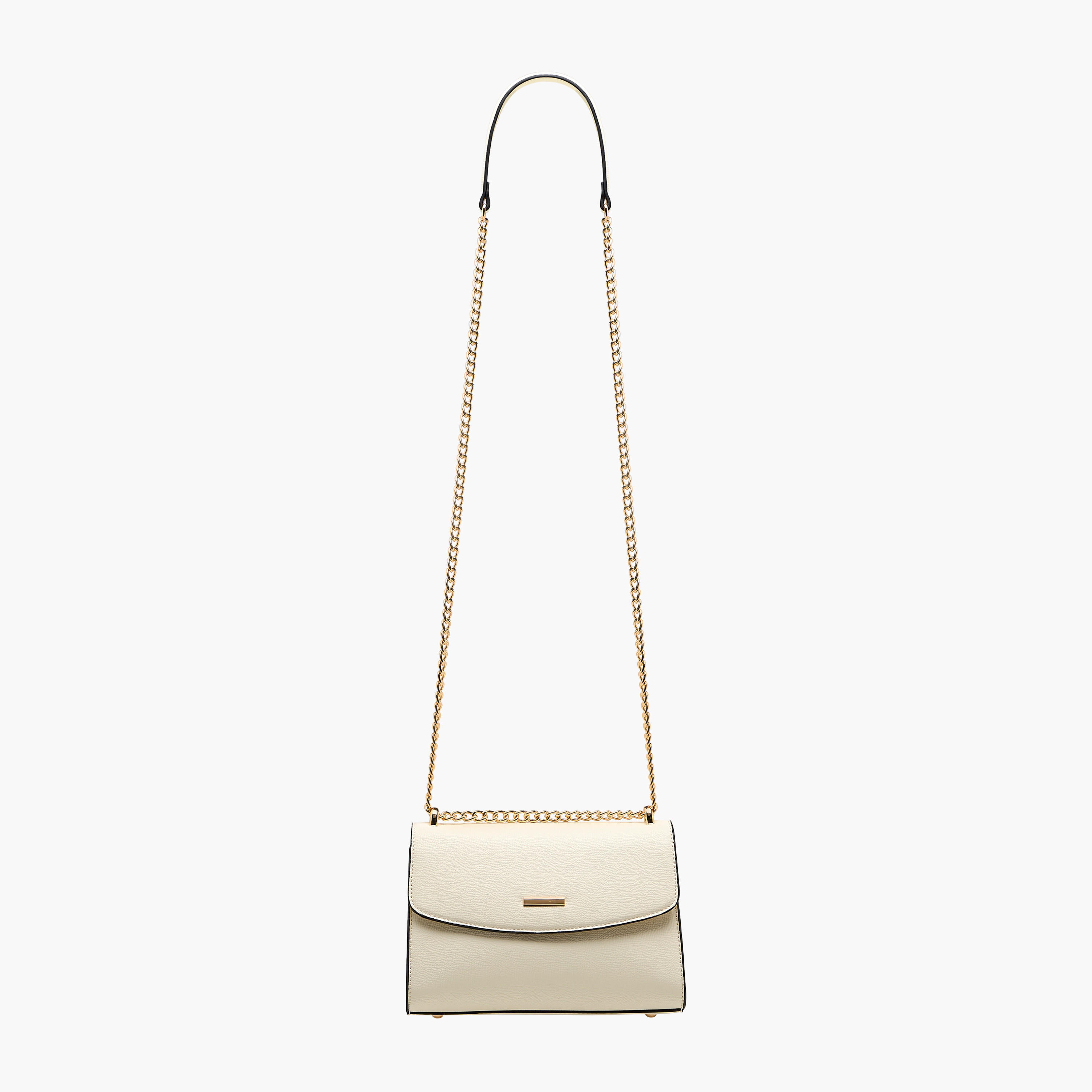 Sasha Jul Textured Crossbody Bag with Chain Strap-women-bagsandwallets-handbags-image-3