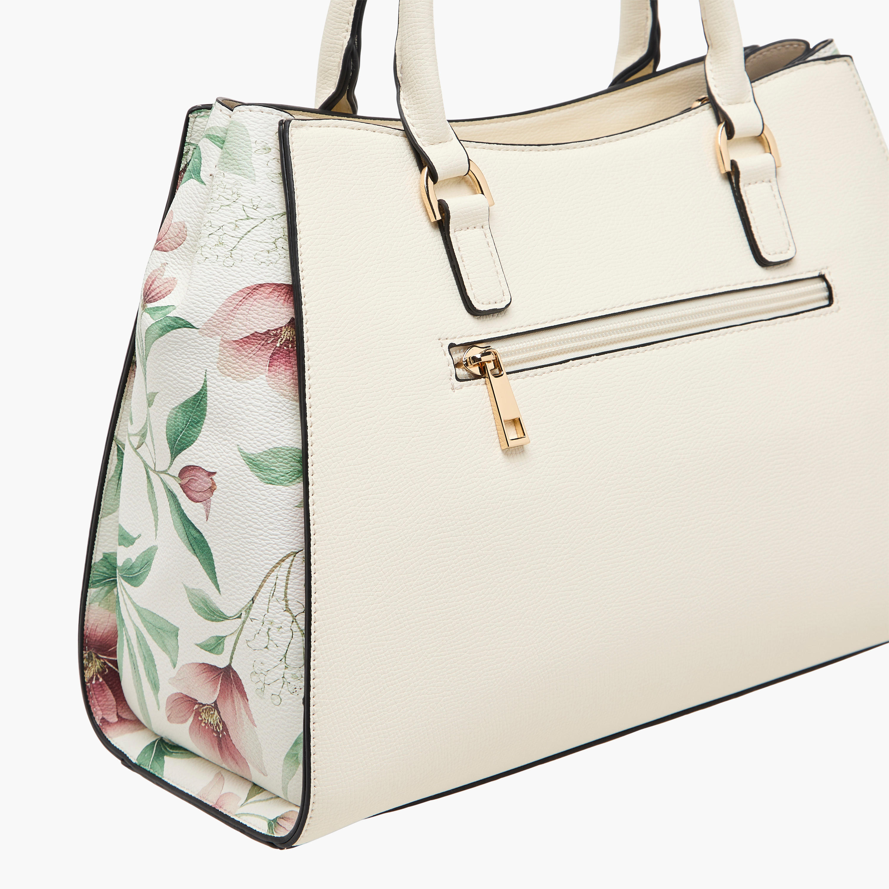 شنطة توتي بمقابض مزدوجة وألواح زهرية جول من ساشا-women-bagsandwallets-handbags-image-5