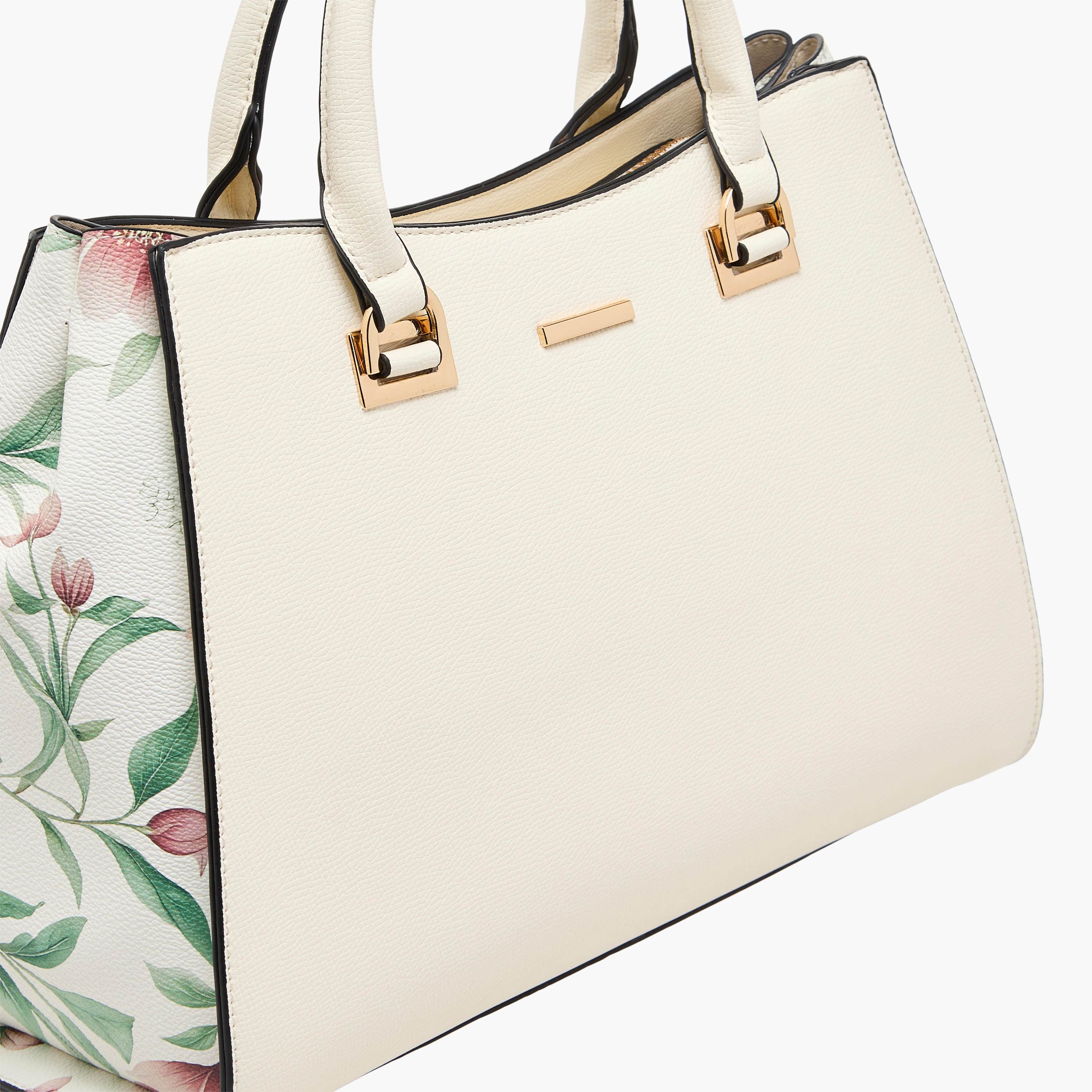 شنطة توتي بمقابض مزدوجة وألواح زهرية جول من ساشا-women-bagsandwallets-handbags-image-6