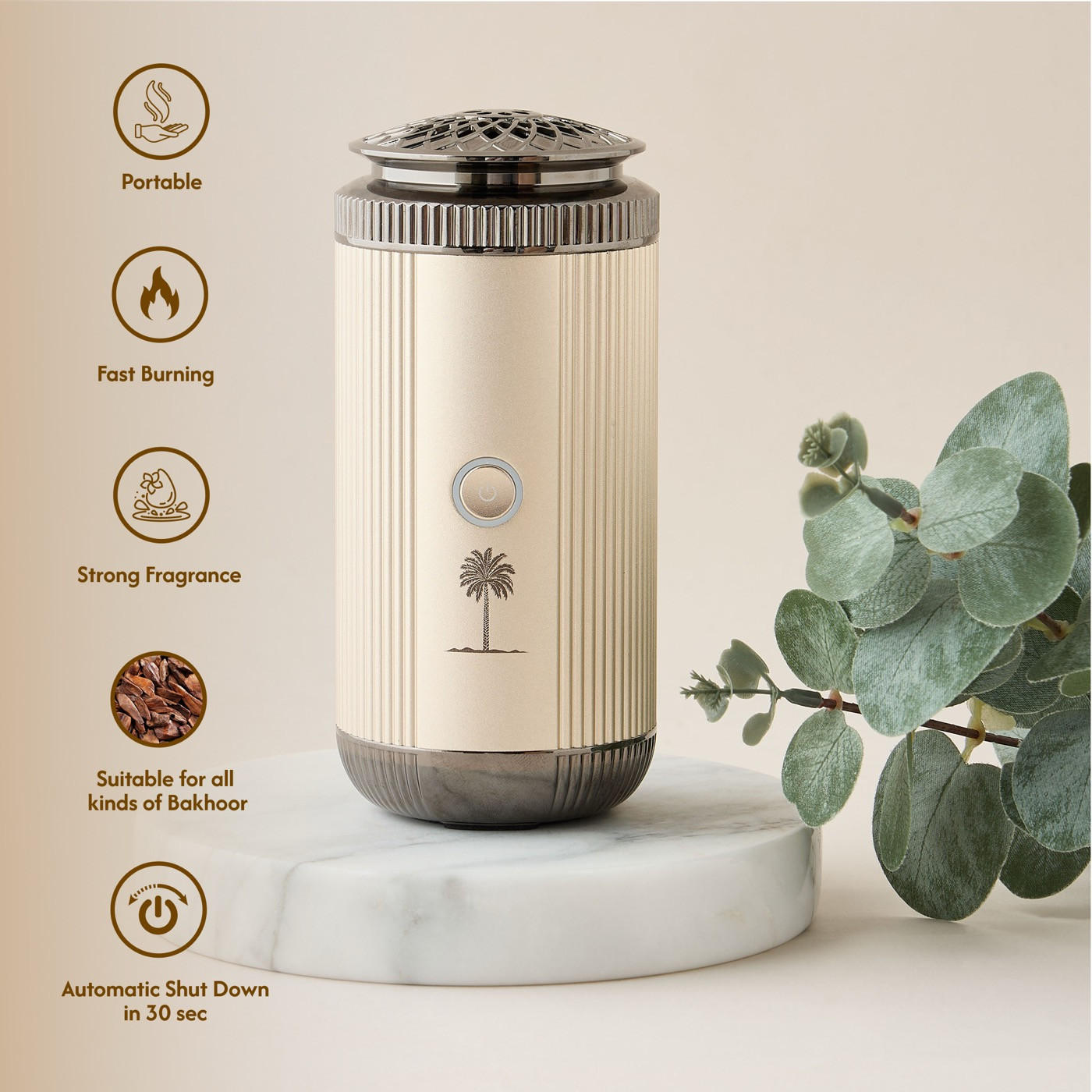 Asil Unscented Rechargeable Bakhoor Burner-household-homefragrance-burners-image-2