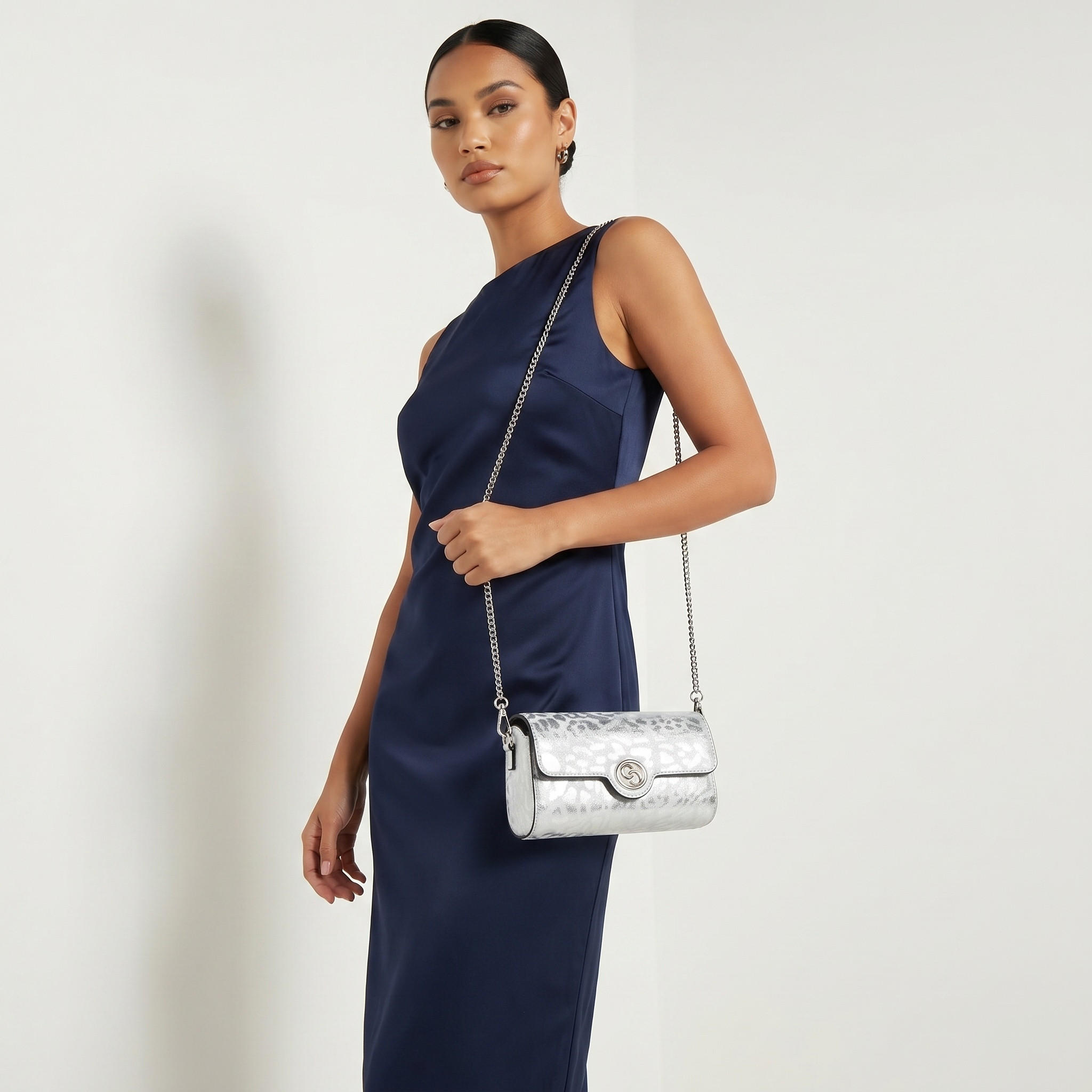 Celeste Metallic Print Crossbody Bag with Chain Strap-women-bagsandwallets-handbags-image-3