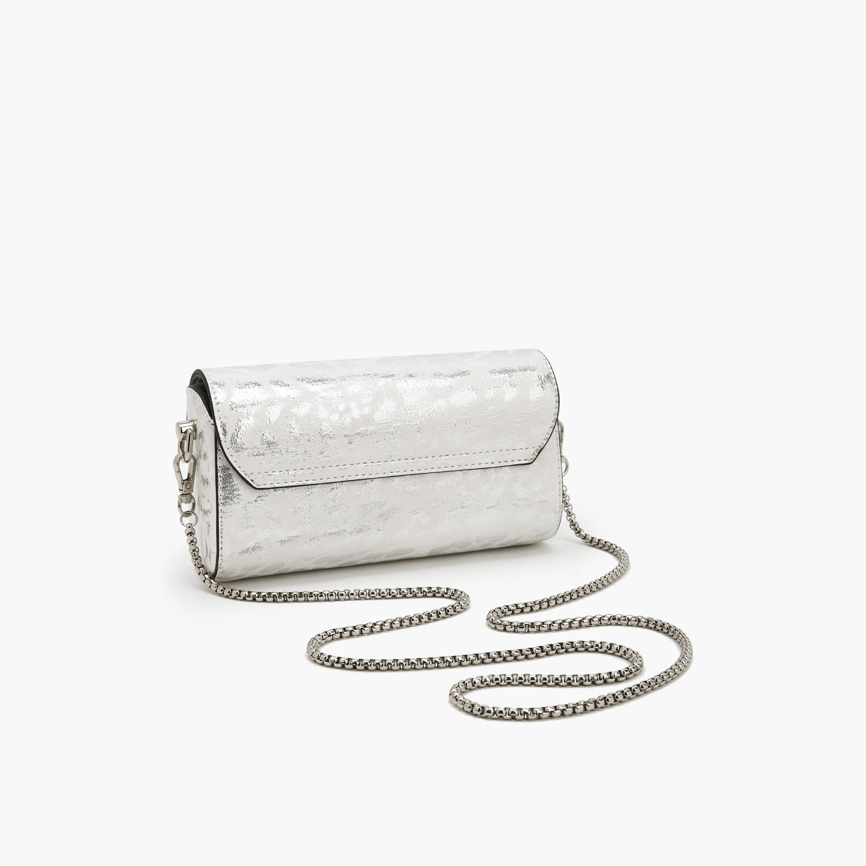 Celeste Metallic Print Crossbody Bag with Chain Strap-women-bagsandwallets-handbags-image-6