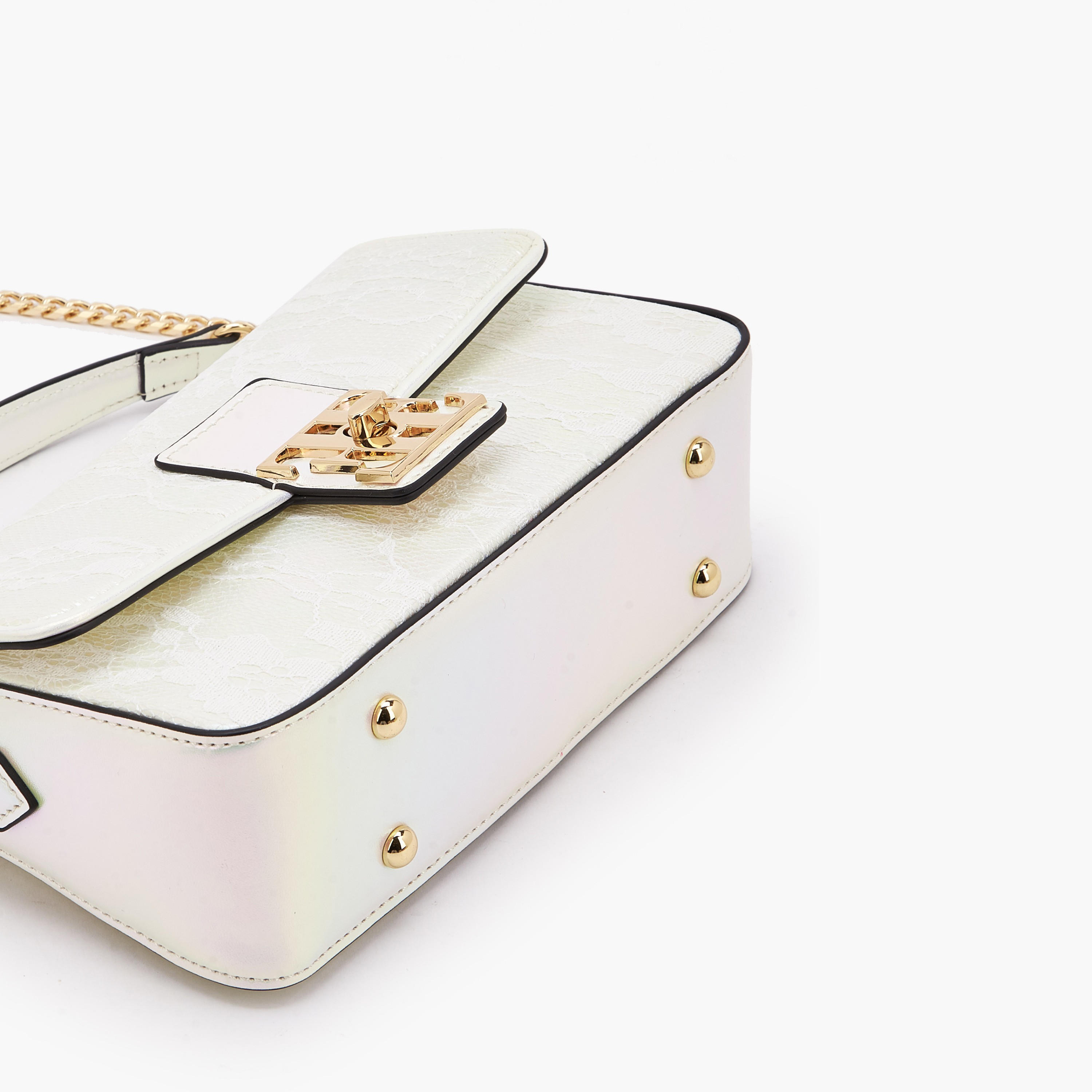 Elle Lace Textured Crossbody Bag with Detachable Strap-women-bagsandwallets-handbags-image-7