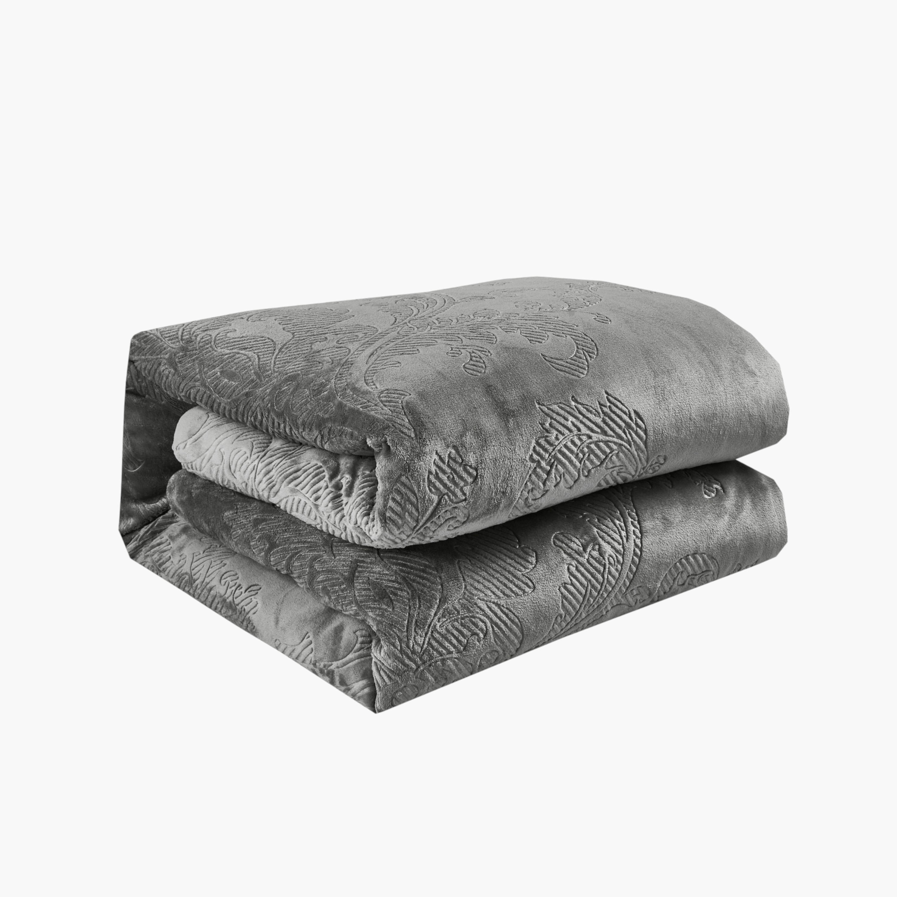 Embossed Velvet Comforter Bedding Set-household-bedding-comfortersandbedspreads-comforters-image-4