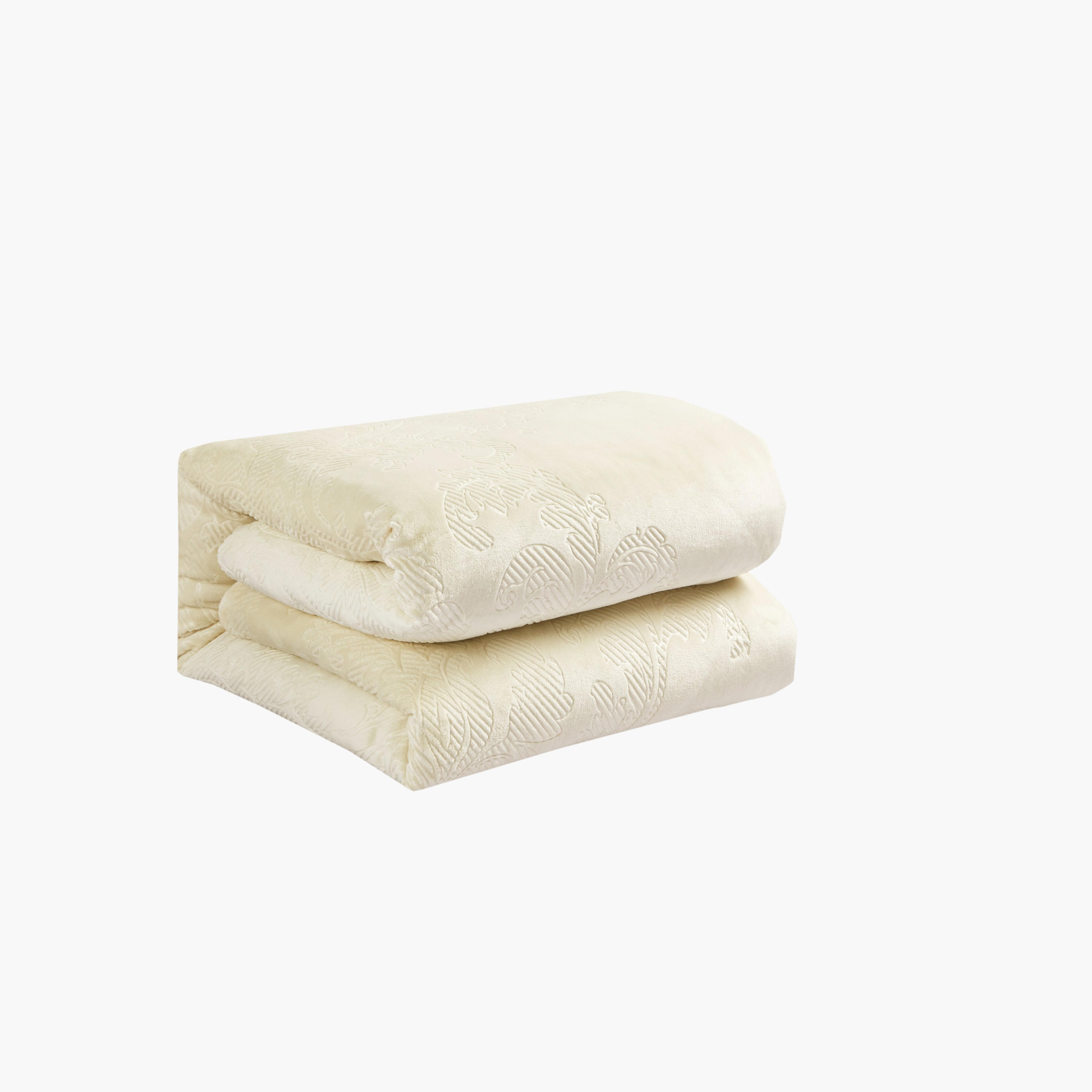 طقم لحاف مخملي منقوش كينغ-household-bedding-comfortersandbedspreads-comforters-image-4