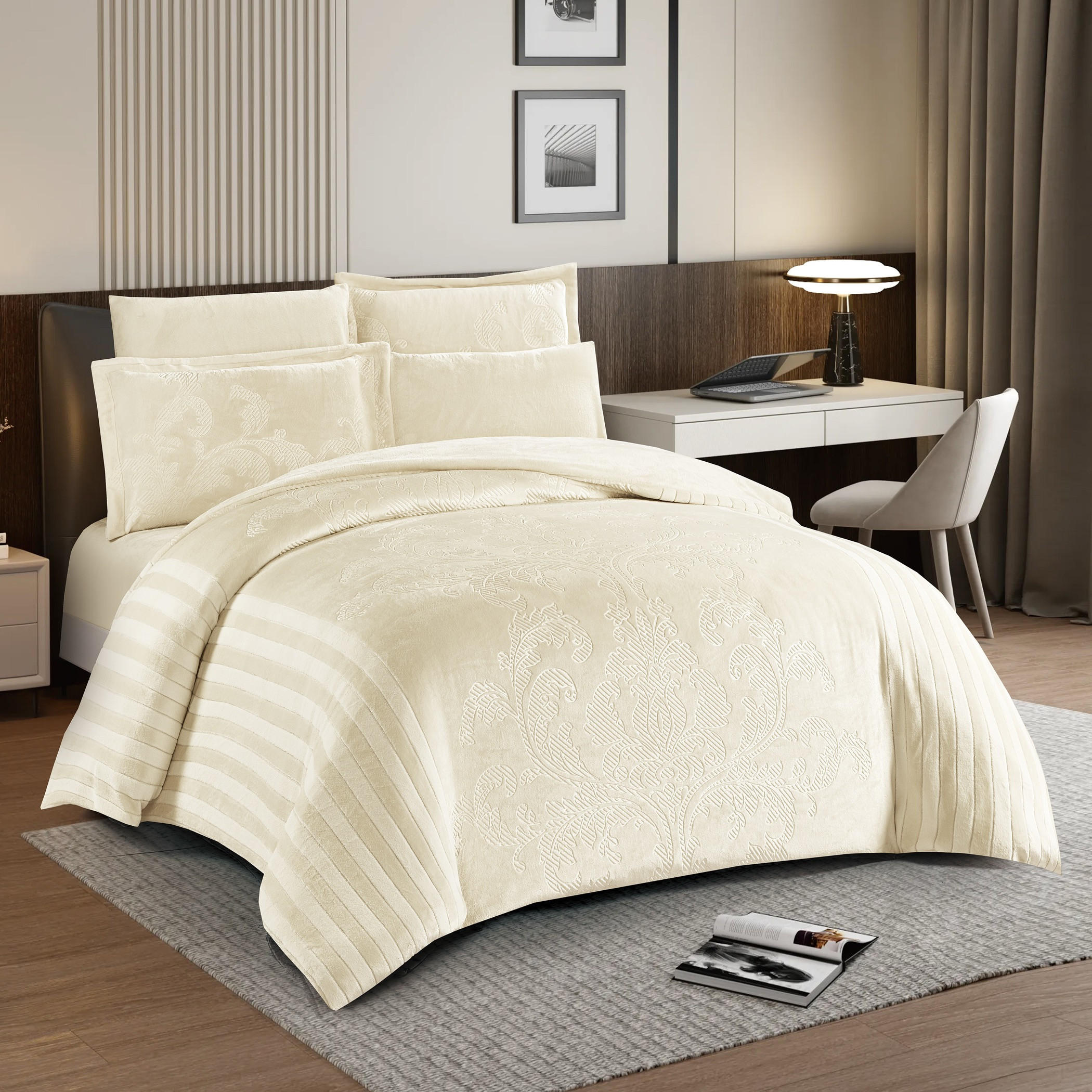 Embossed Velvet Comforter Set King-household-bedding-comfortersandbedspreads-comforters-image-6