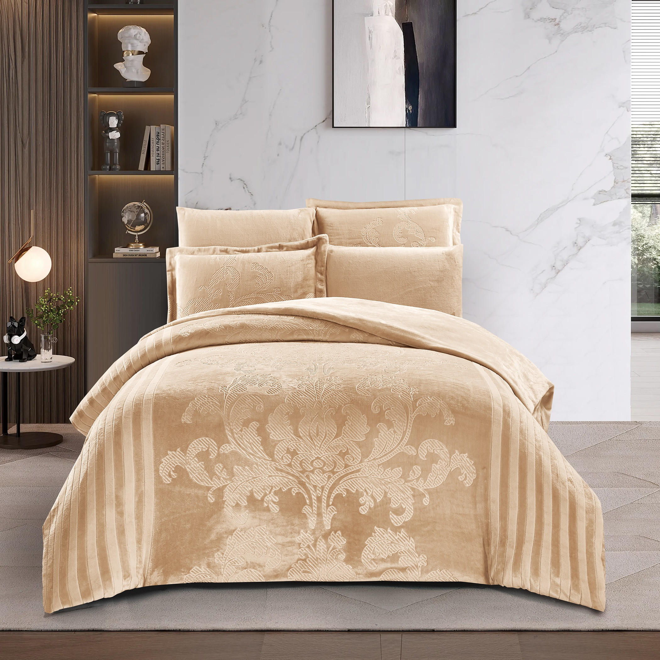 Embossed Velvet Comforter Set King-household-bedding-comfortersandbedspreads-comforters-image-2