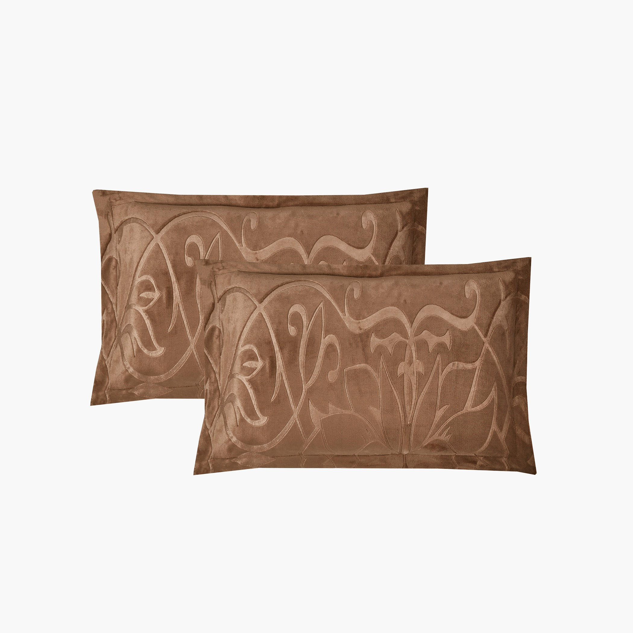 طقم لحاف مخملي منقوش كينج-household-bedding-comfortersandbedspreads-comforters-image-3
