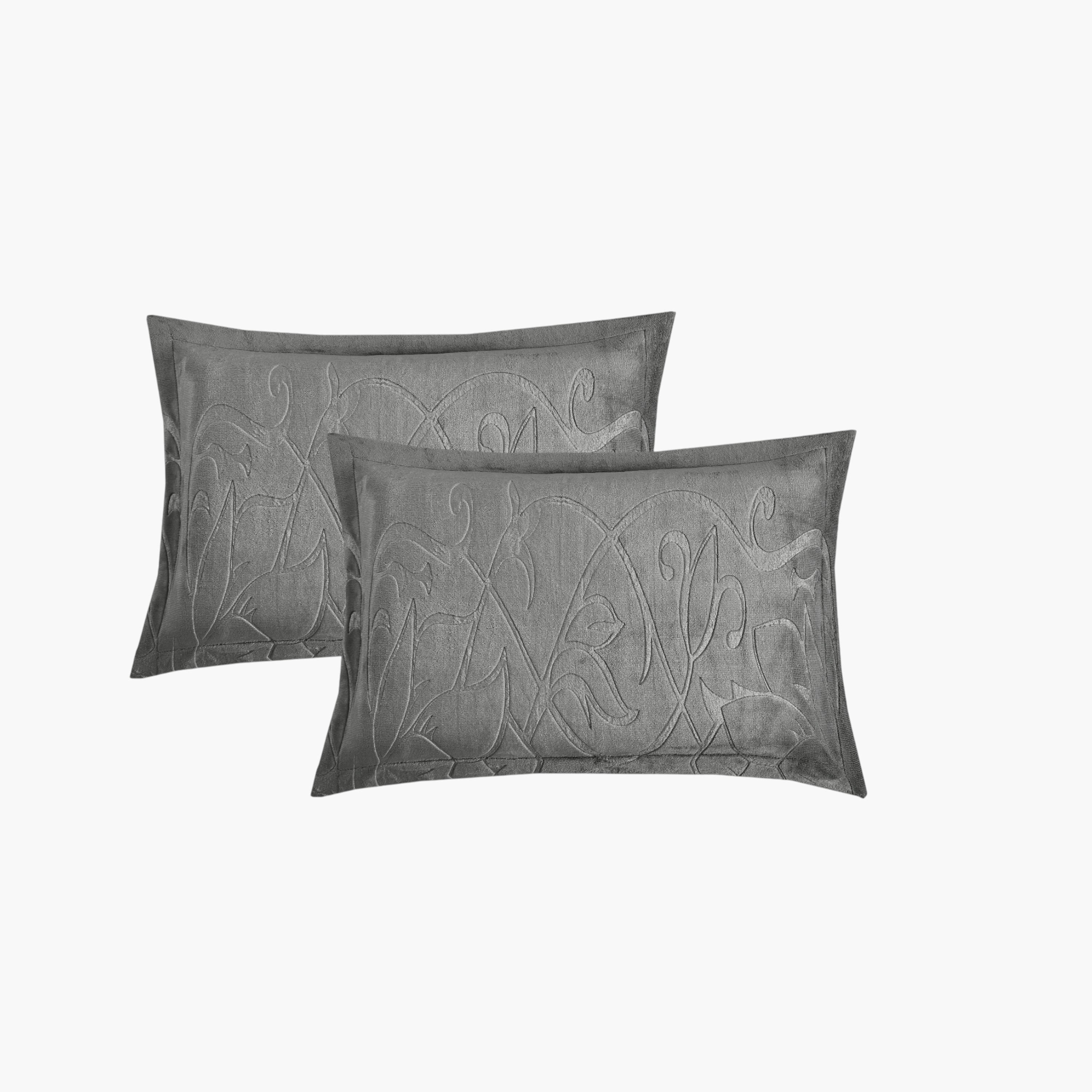طقم لحاف مخملي منقوش كينج-household-bedding-comfortersandbedspreads-comforters-image-4