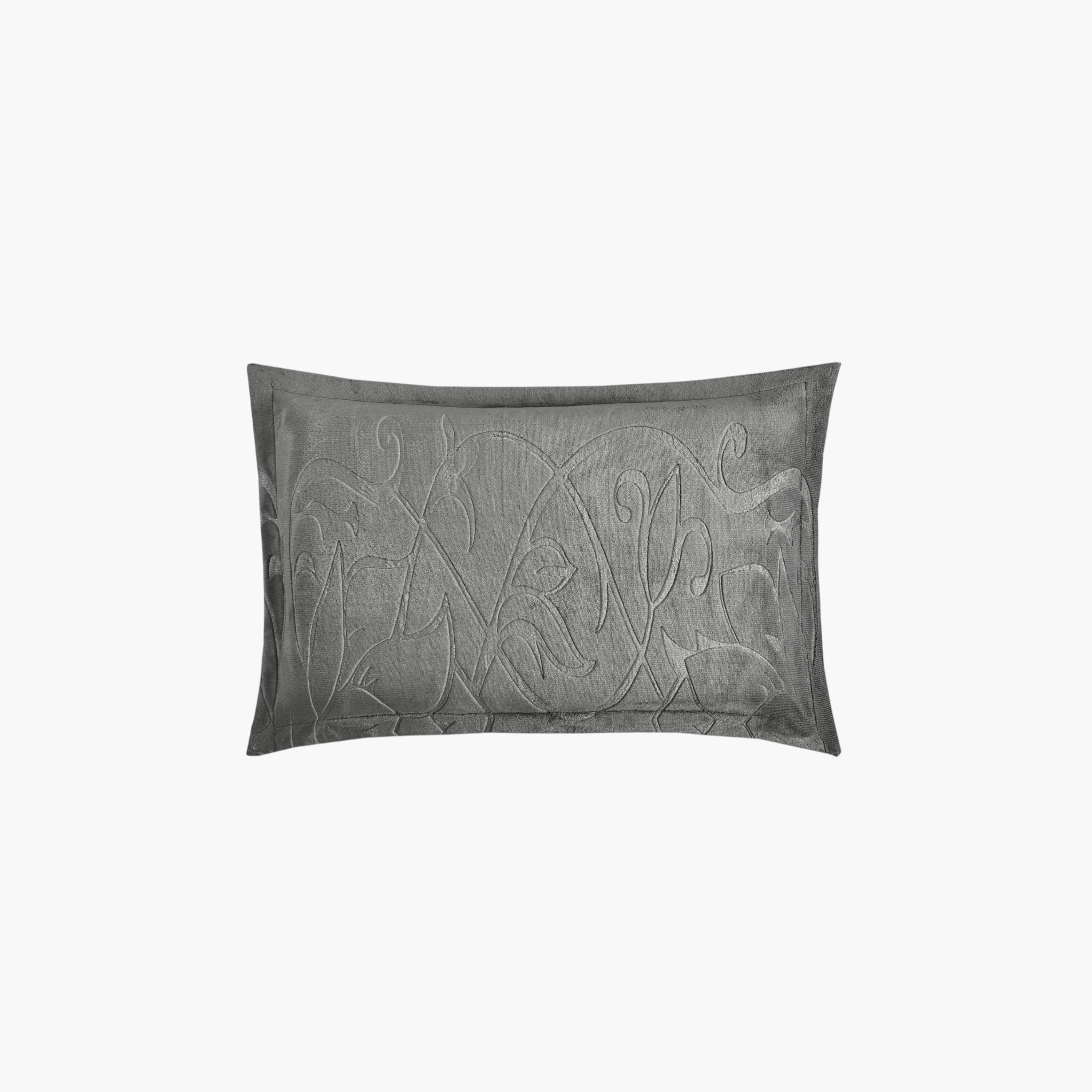 Embossed Velvet Comforter Set Grey-household-bedding-comfortersandbedspreads-comforters-image-4