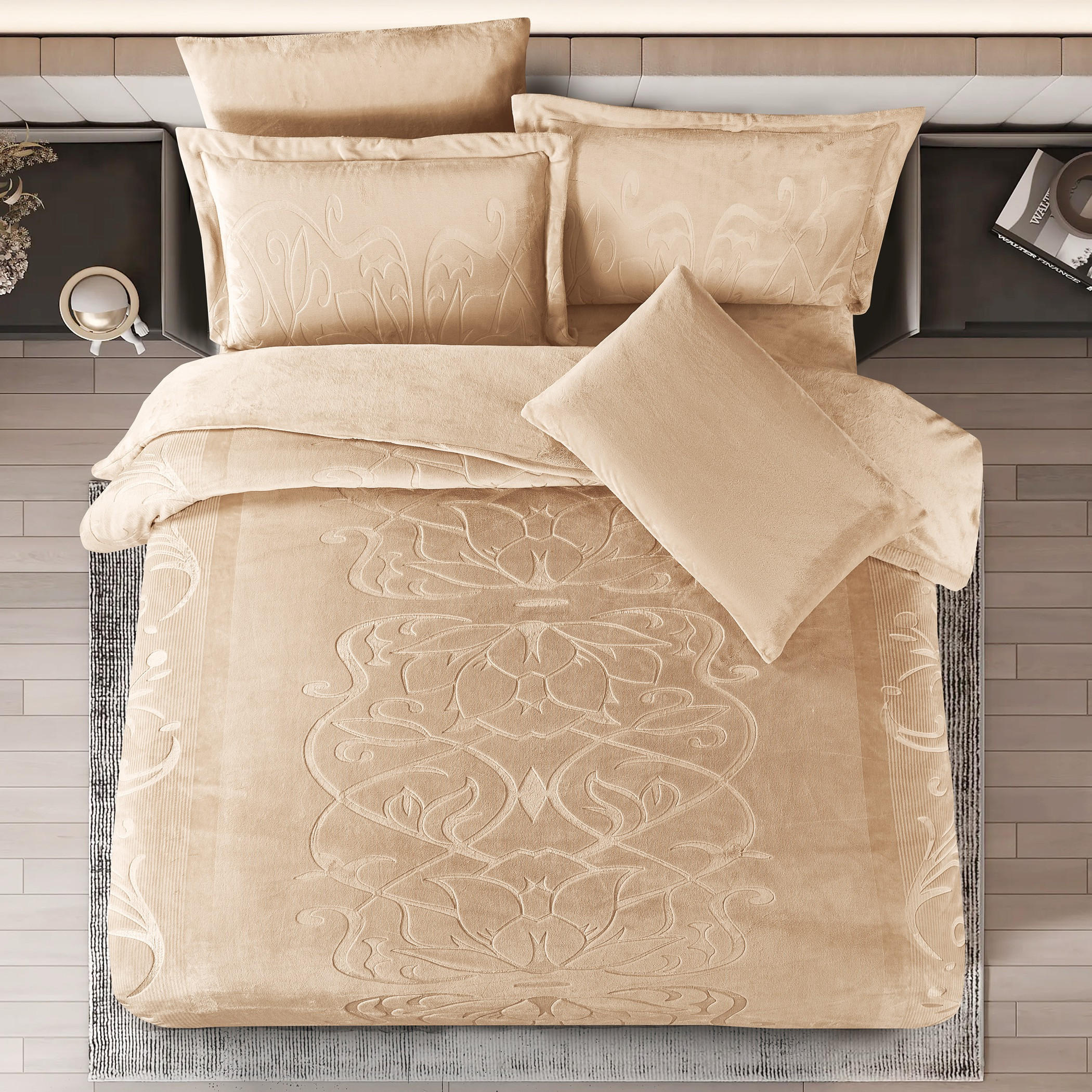 Embossed Velvet Comforter Set King-household-bedding-comfortersandbedspreads-comforters-image-2