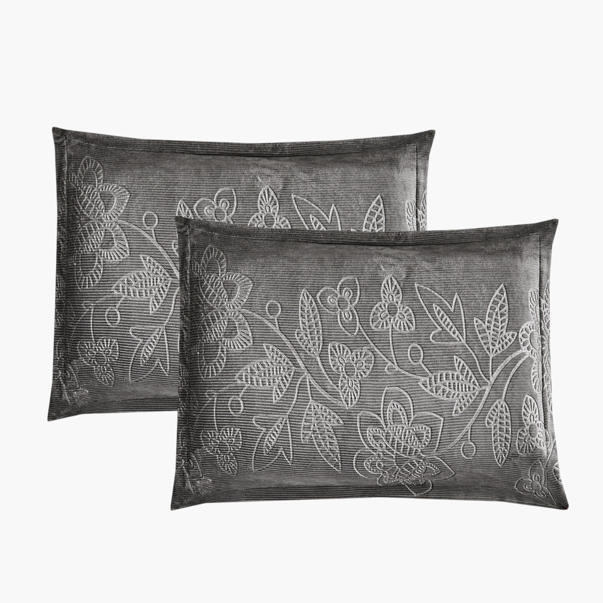 طقم لحاف مخملي منقوش كينج-household-bedding-comfortersandbedspreads-comforters-image-6