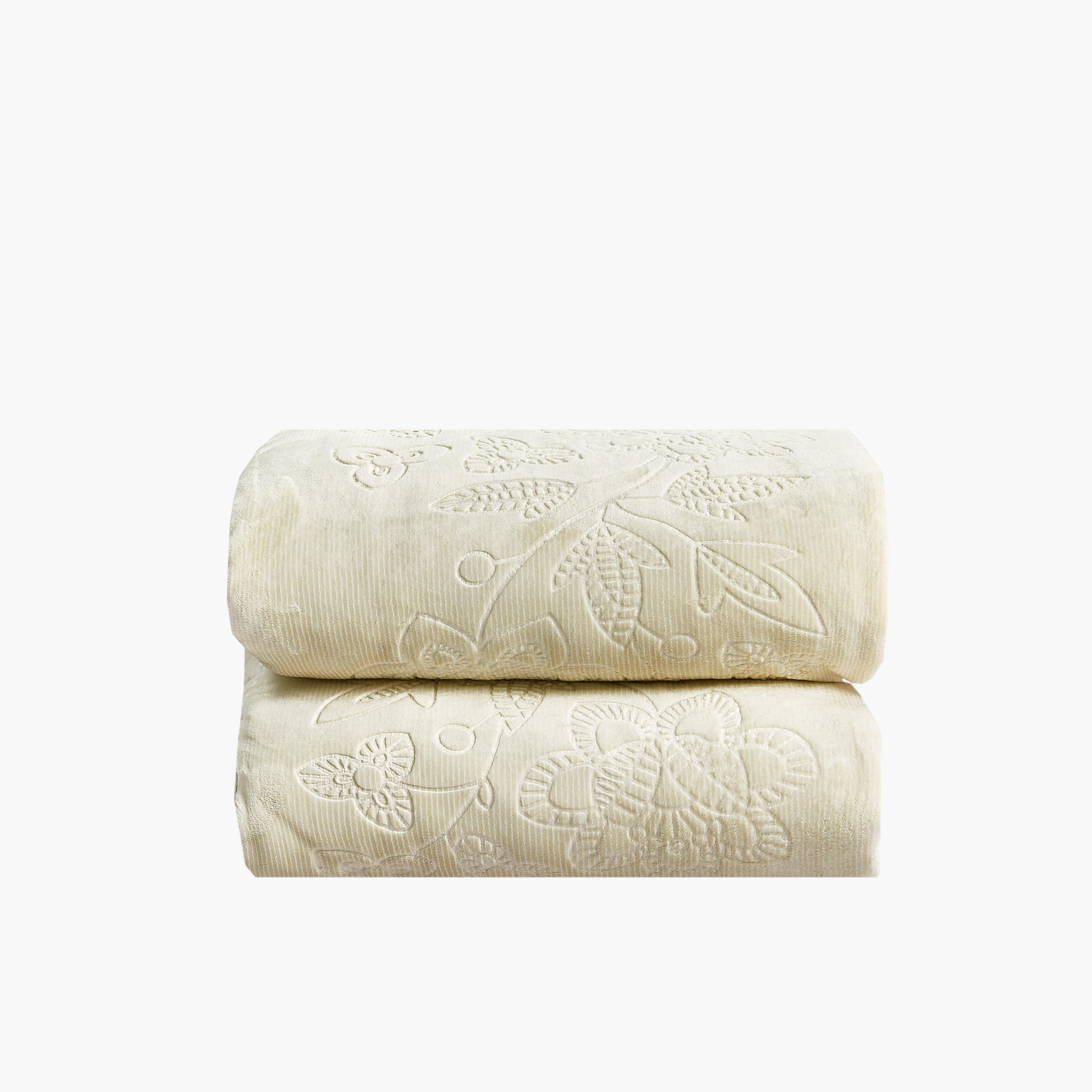 Embossed Flannel Comforter Set, King-household-bedding-comfortersandbedspreads-comforters-image-5