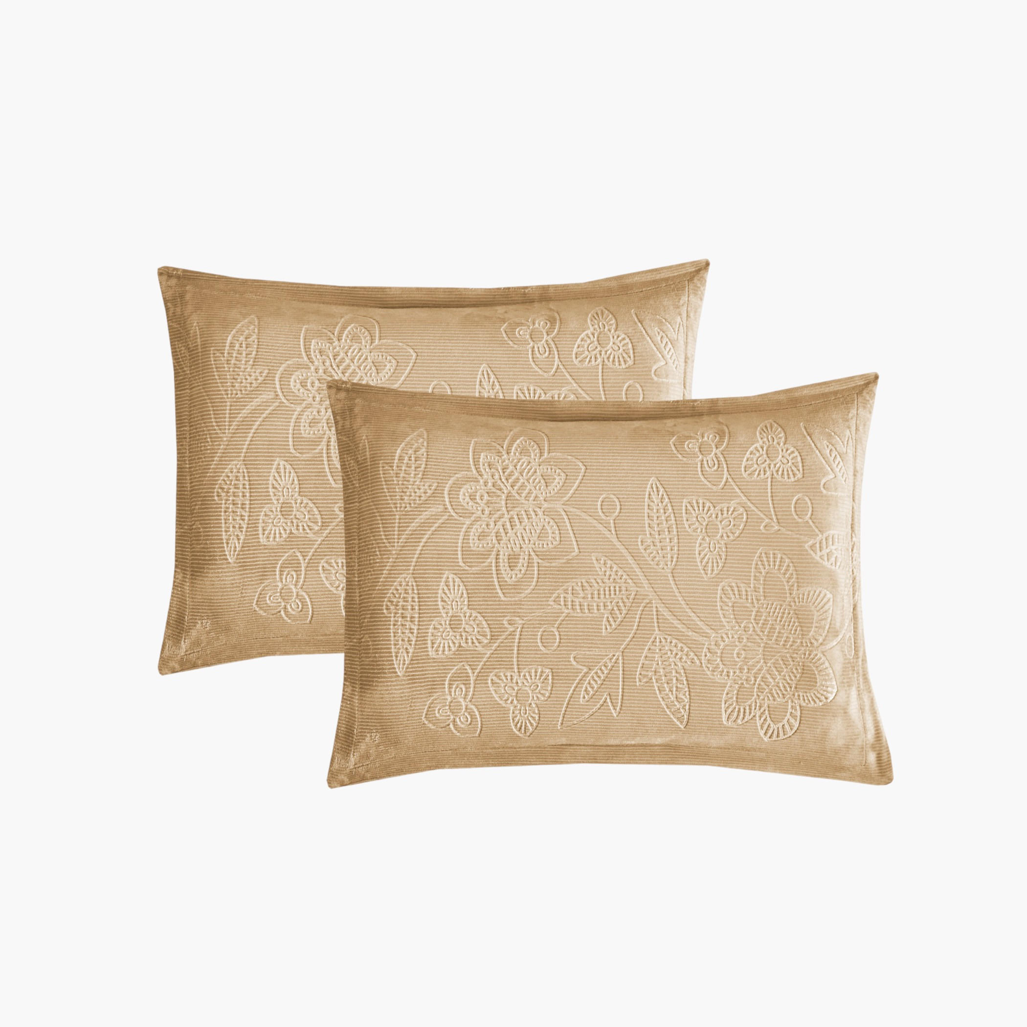 Embossed Velvet Comforter Set King-household-bedding-pillows-image-5
