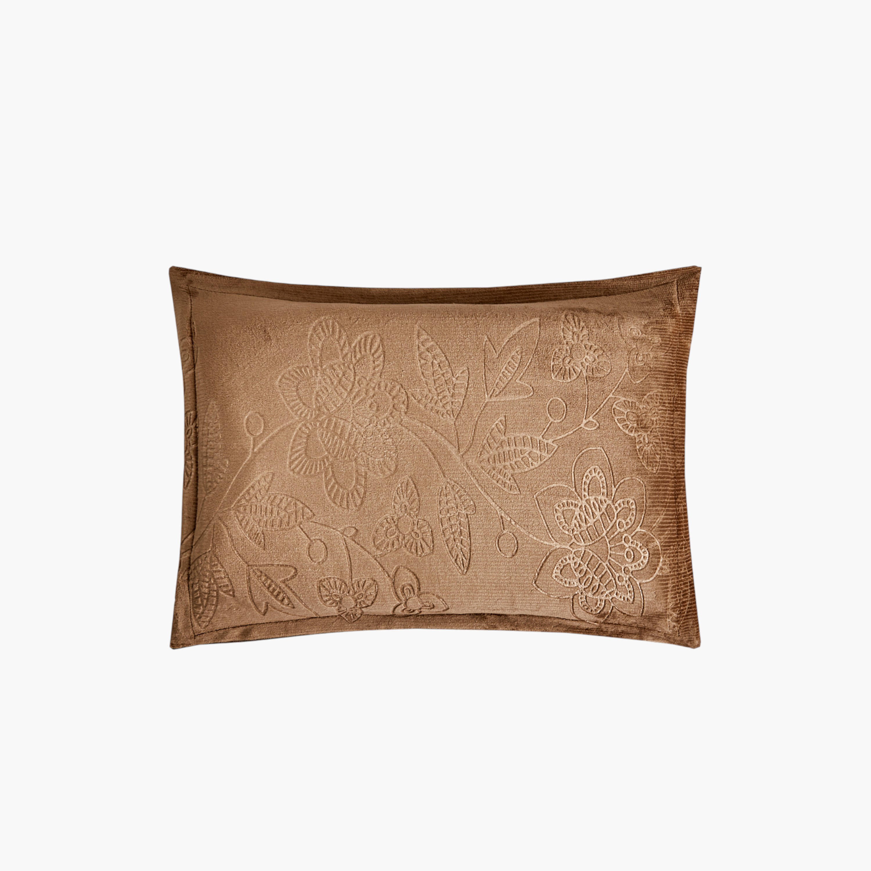 Embossed Floral Velvet Comforter Set-household-bedding-comfortersandbedspreads-comforters-image-4