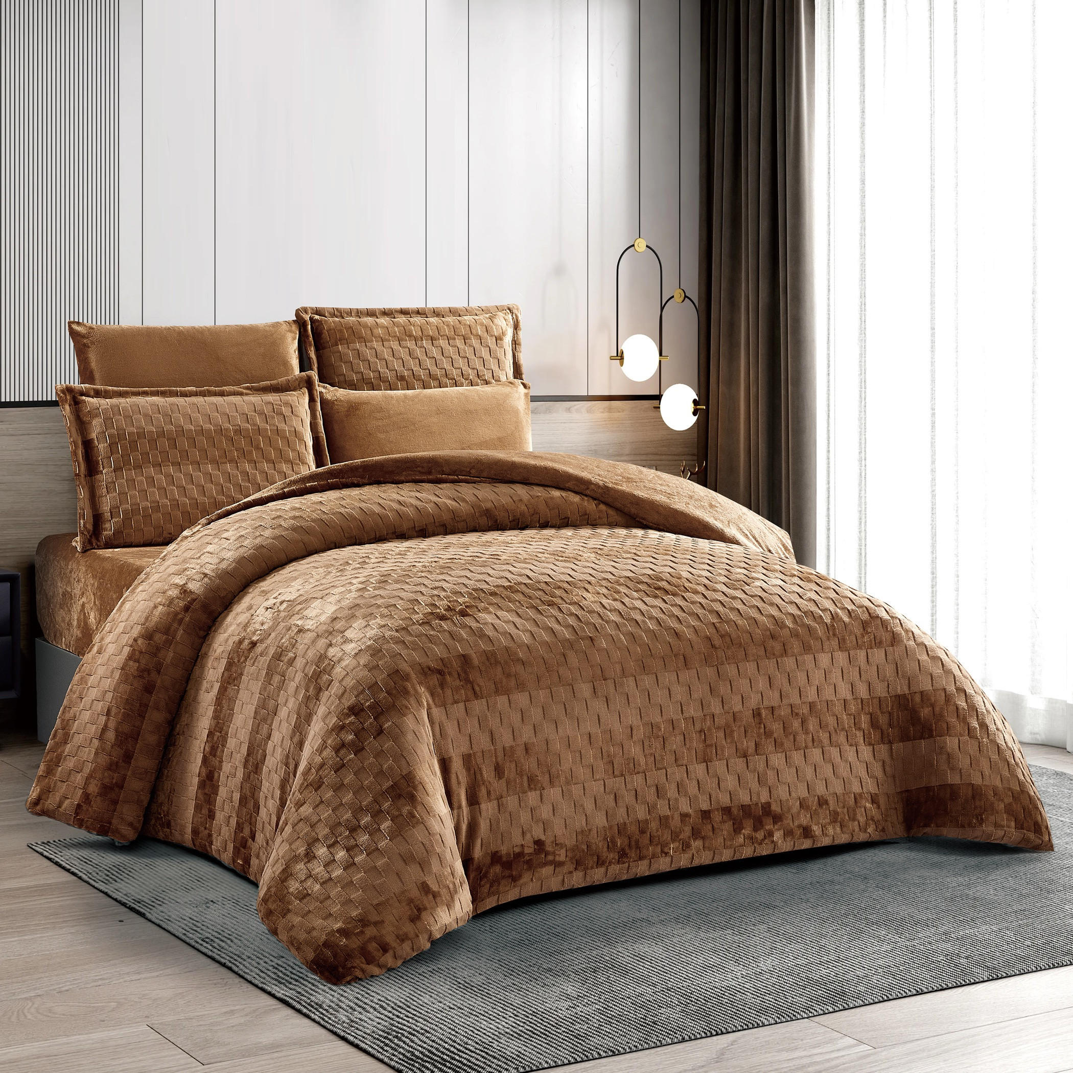 Embossed Velvet Comforter Set King-household-bedding-comfortersandbedspreads-comforters-image-3