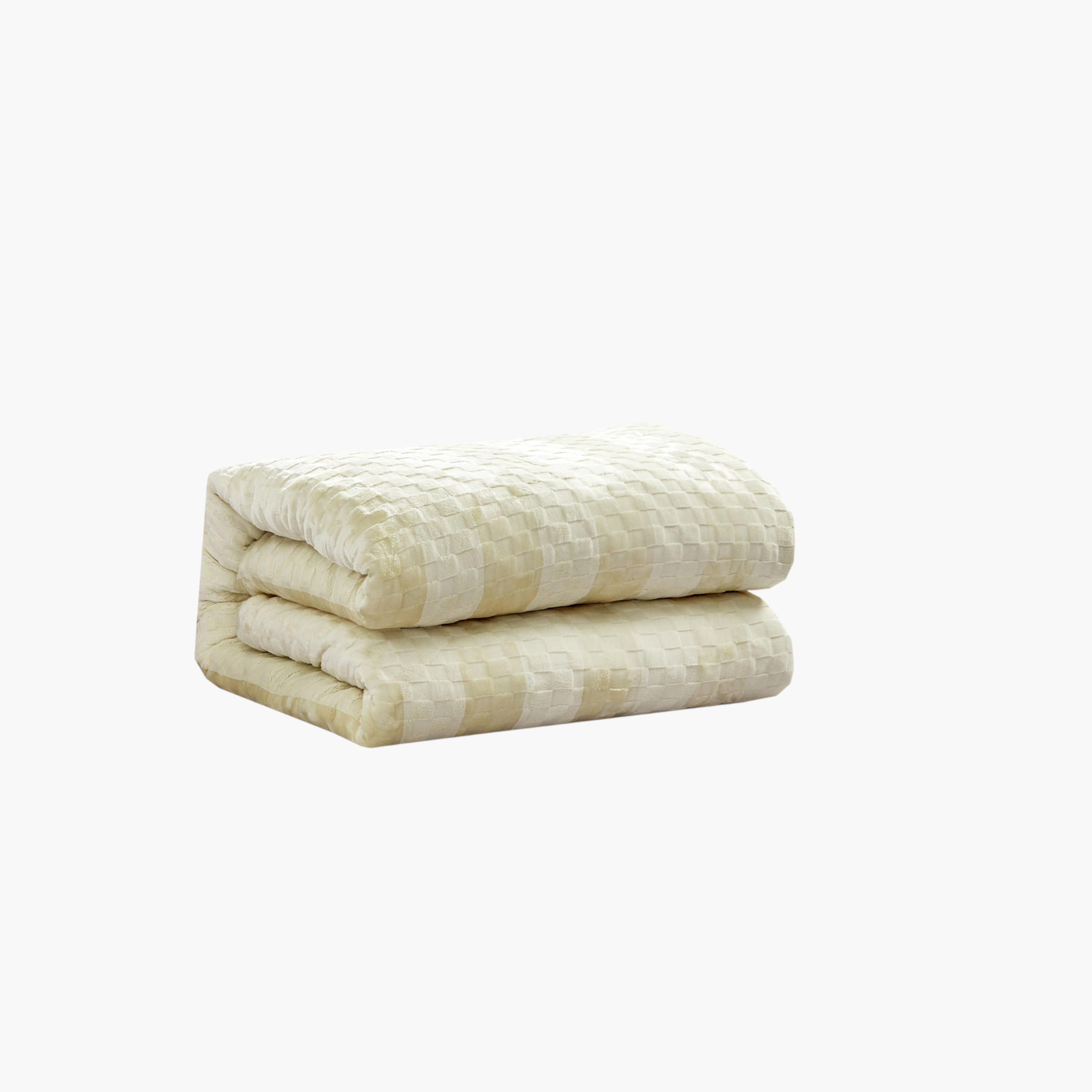 Embossed Flannel Plush Comforter Set King-household-bedding-comfortersandbedspreads-comforters-image-5