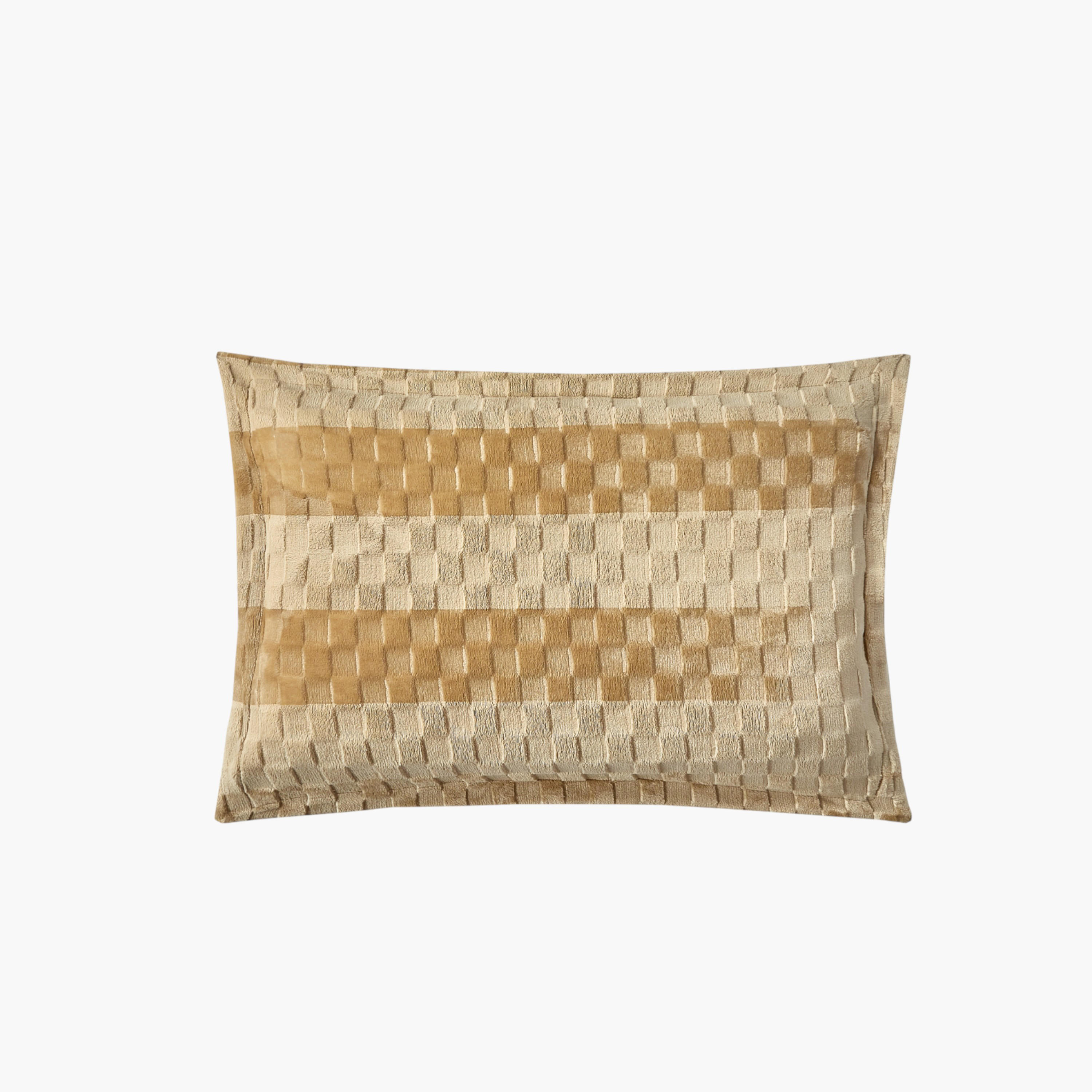 Textured Plush Comforter Set, Beige, King-household-bedding-comfortersandbedspreads-comforters-image-6