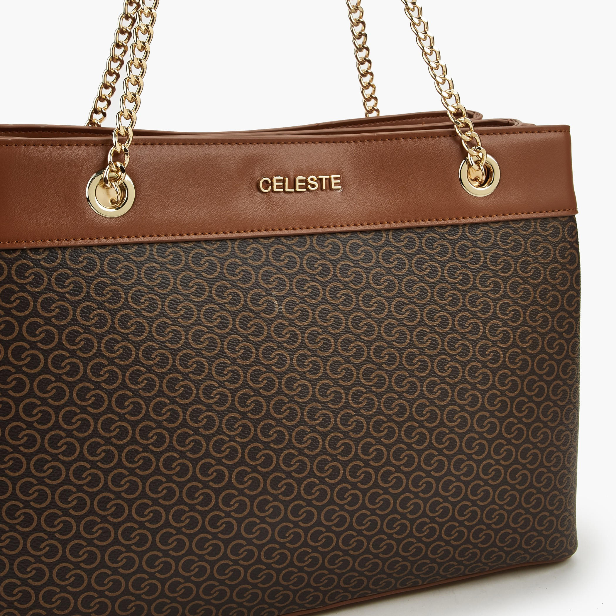 شنطة توتي بطبعات مونوجرام مع حزام قابل للفصل من سيليست-women-bagsandwallets-handbags-image-4