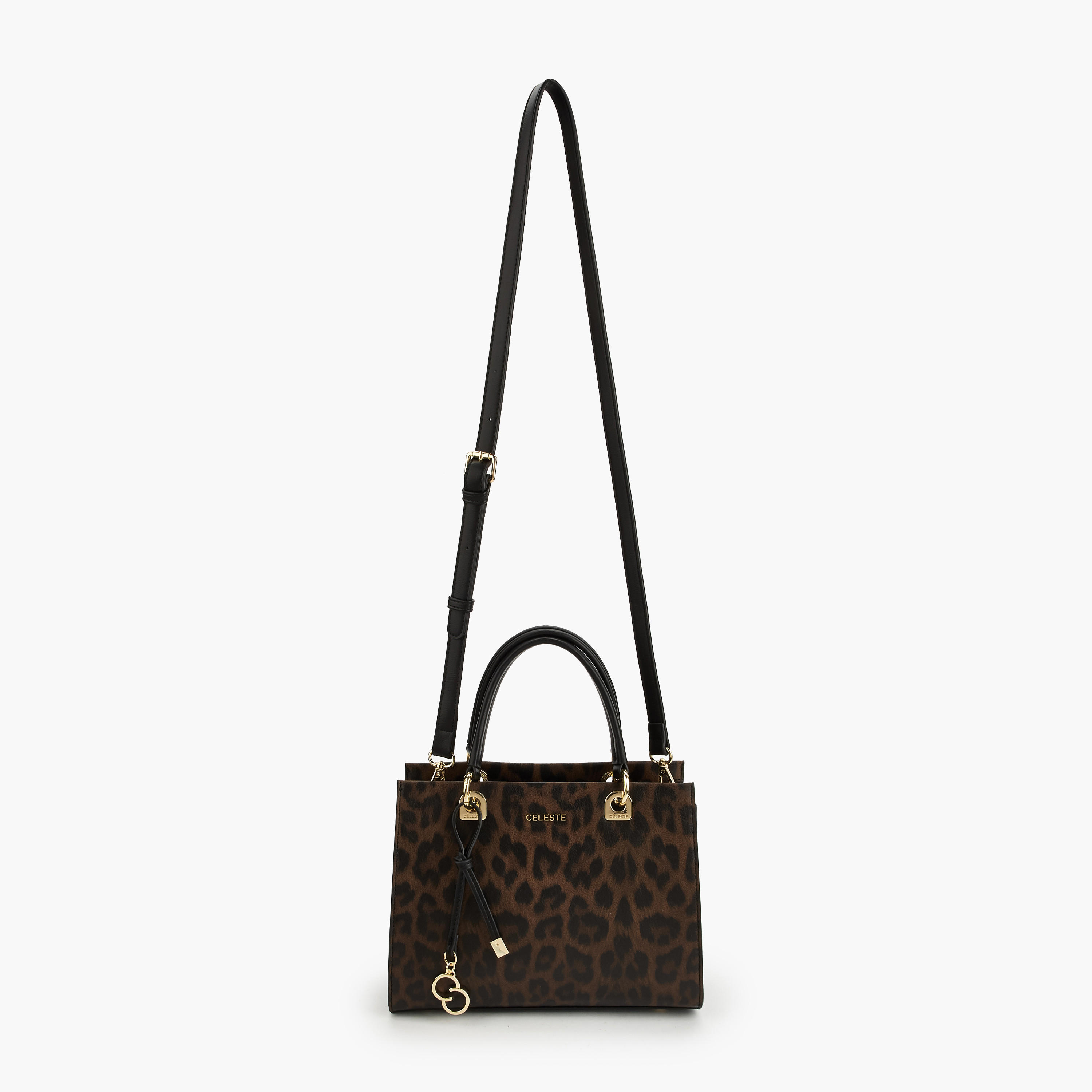 Celeste Animal Print Tote Bag with Detachable Strap-women-bagsandwallets-handbags-image-3