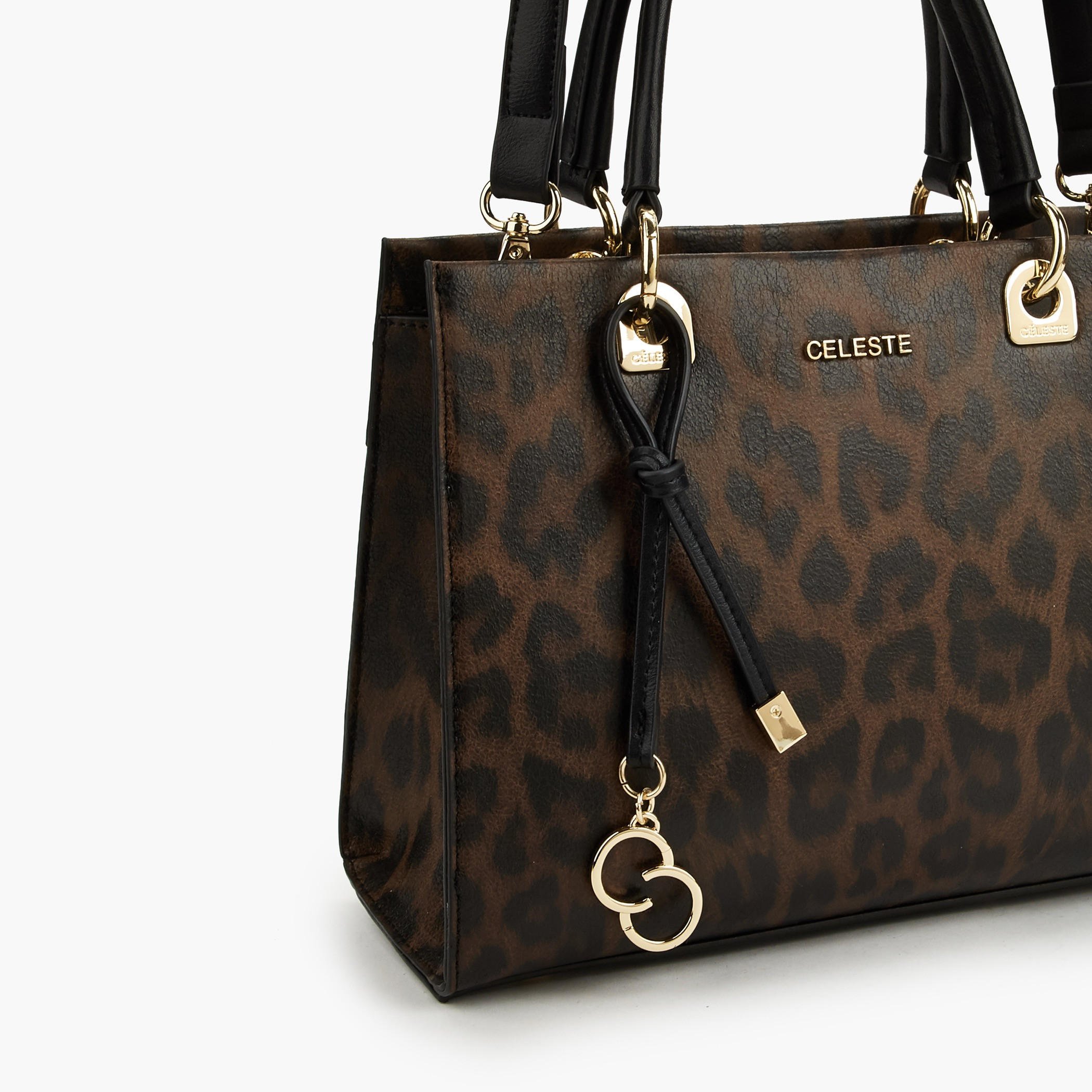Celeste Animal Print Tote Bag with Detachable Strap-women-bagsandwallets-handbags-image-4