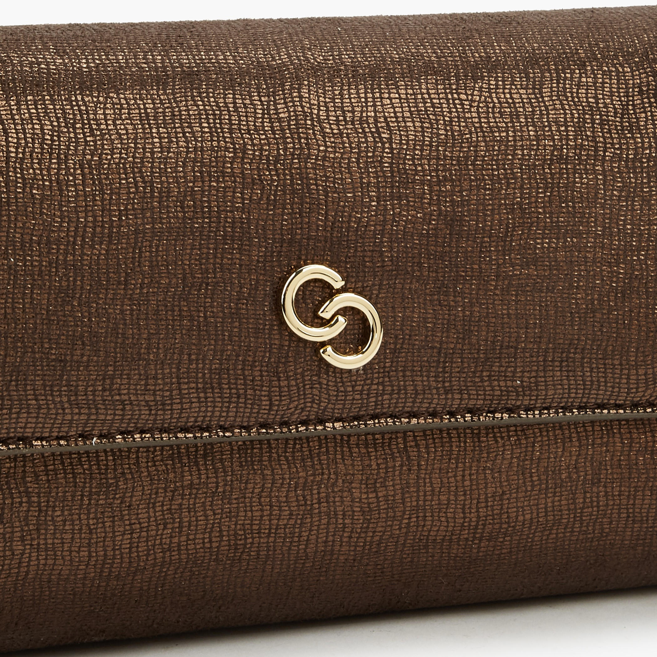Celeste Metallic Clutch with Chain Strap-women-bagsandwallets-handbags-image-5