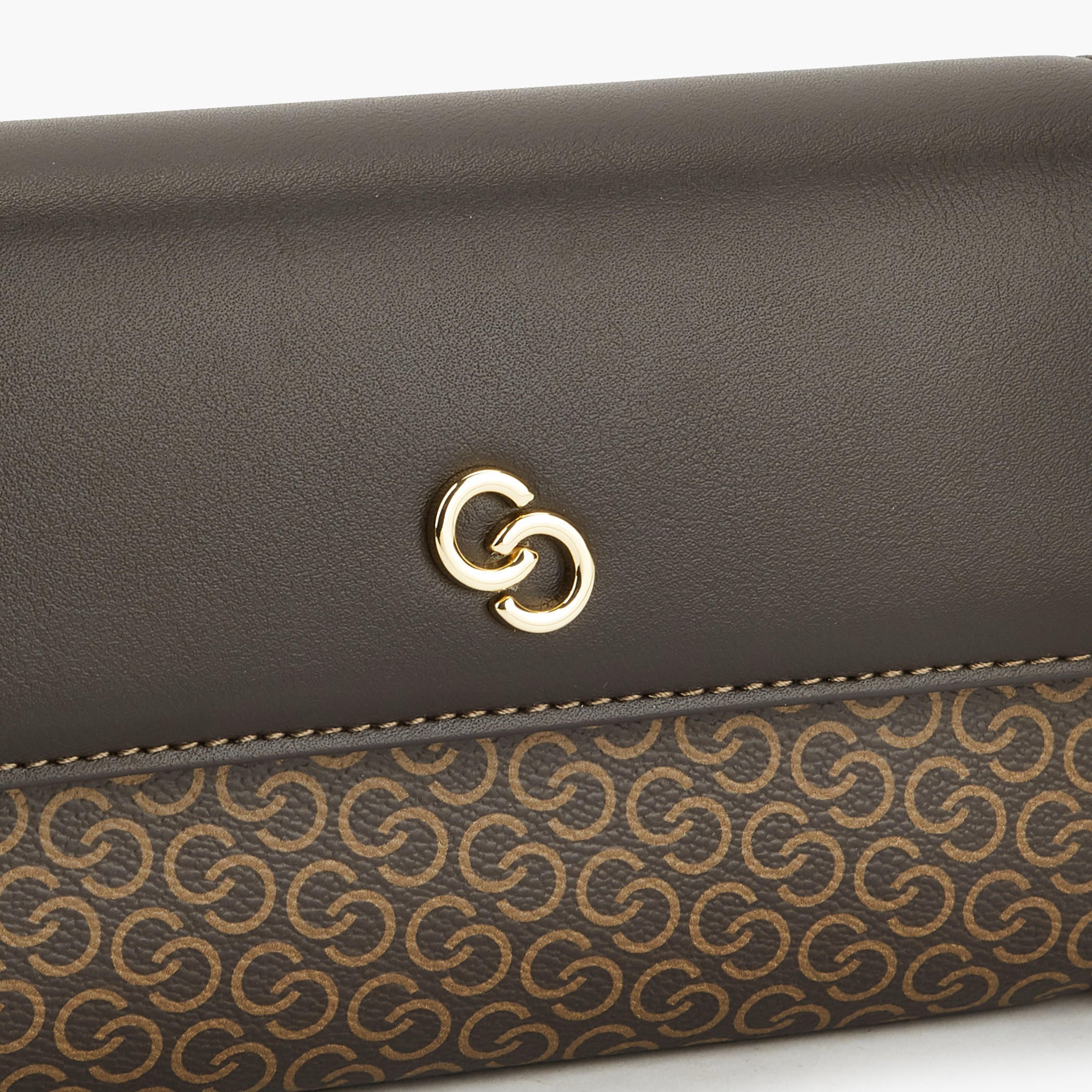 شنطة كلاتش بطبعات مونوجرام مع حزام سلسلة من سيليست-women-bagsandwallets-handbags-image-5