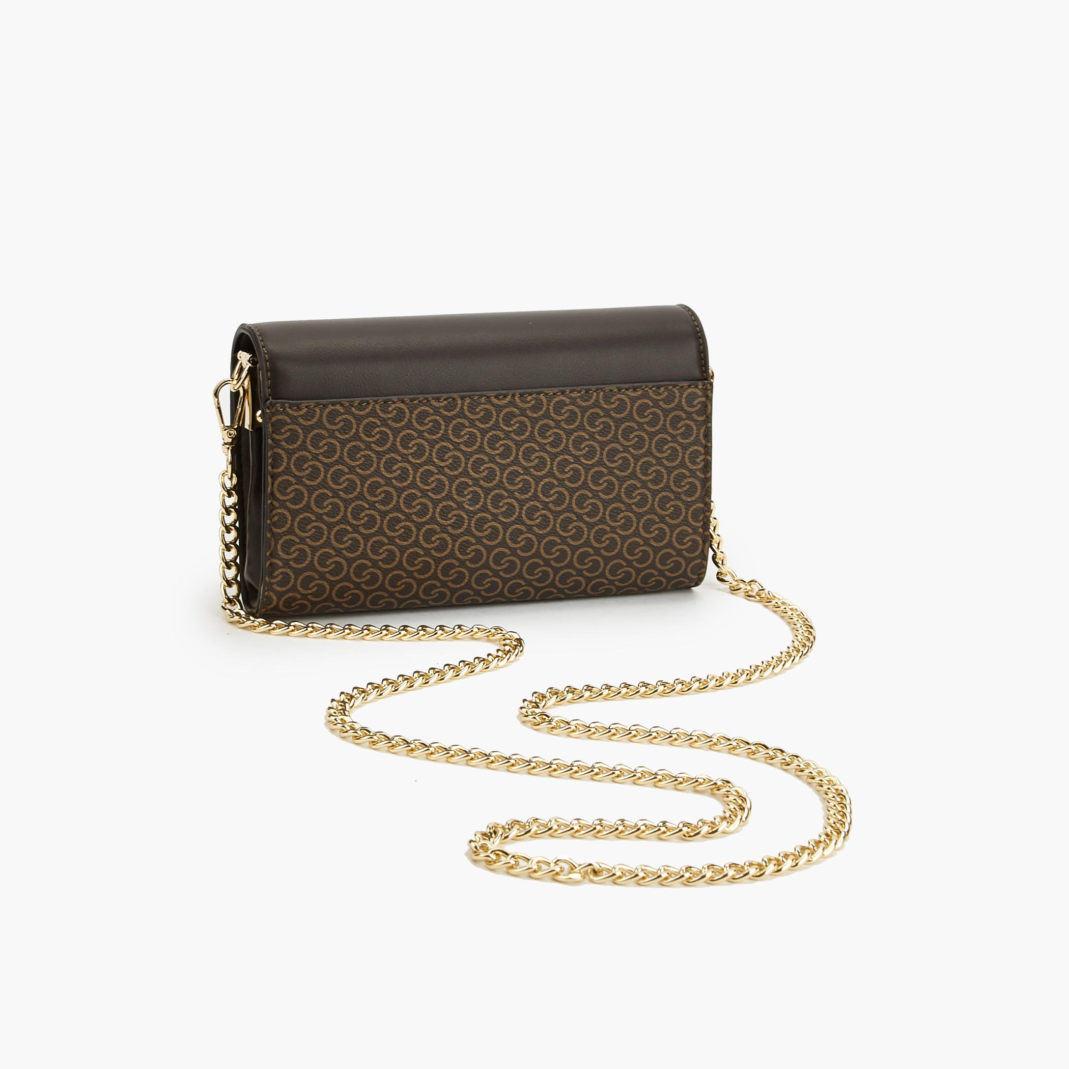 شنطة كلاتش بطبعات مونوجرام مع حزام سلسلة من سيليست-women-bagsandwallets-handbags-image-6