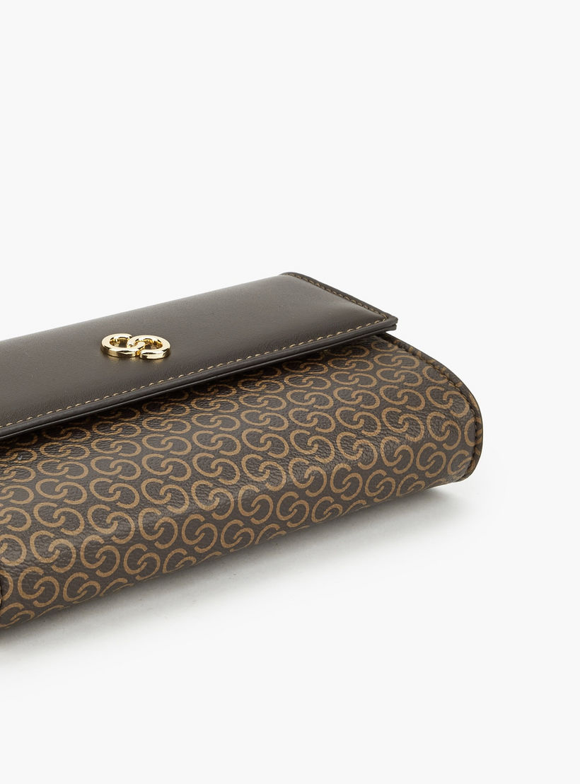 شنطة كلاتش بطبعات مونوجرام مع حزام سلسلة من سيليست-women-bagsandwallets-handbags-image-7