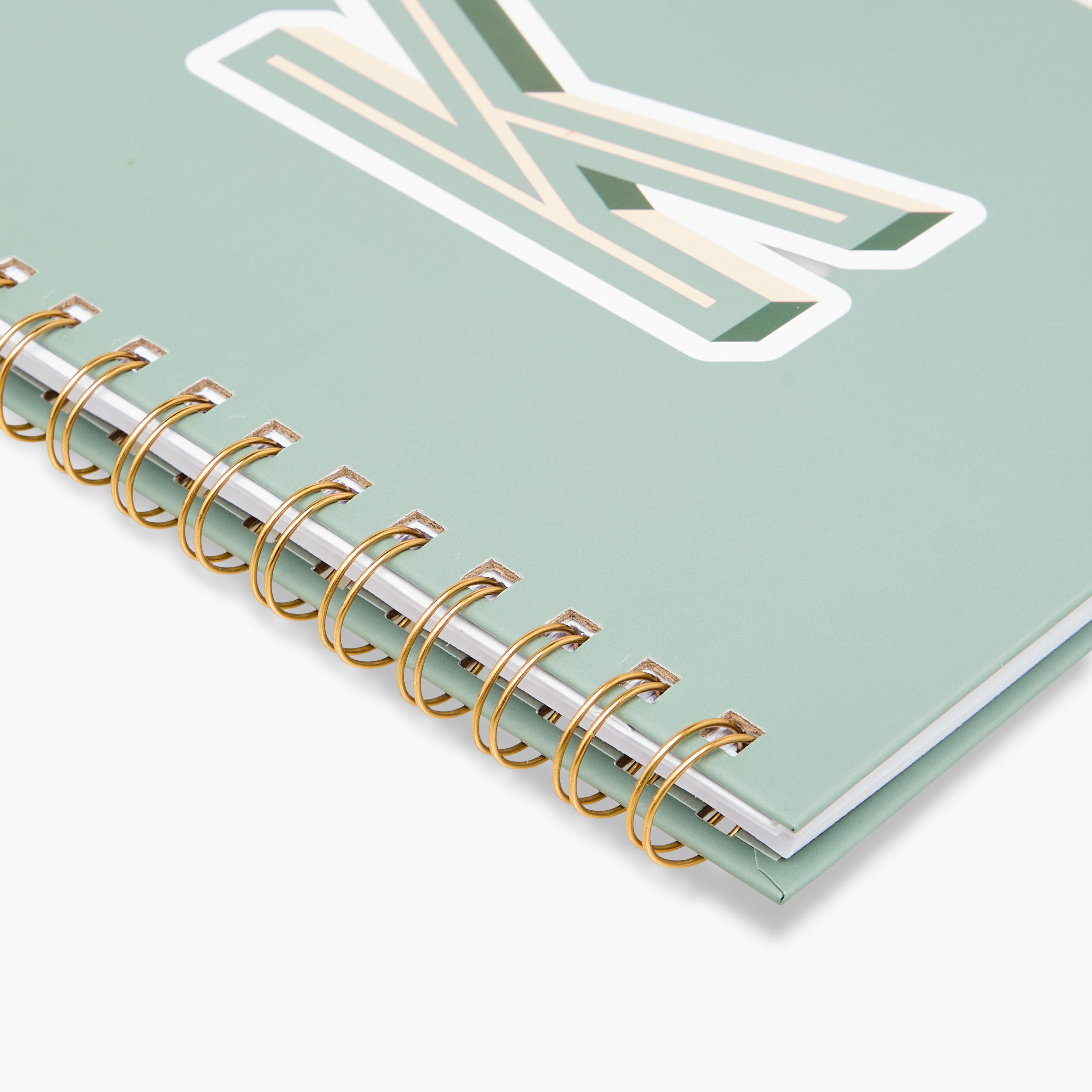 K Initial Print Notebook with Spiral Binding - 80 Pages-school-stationery-notebooks-image-6