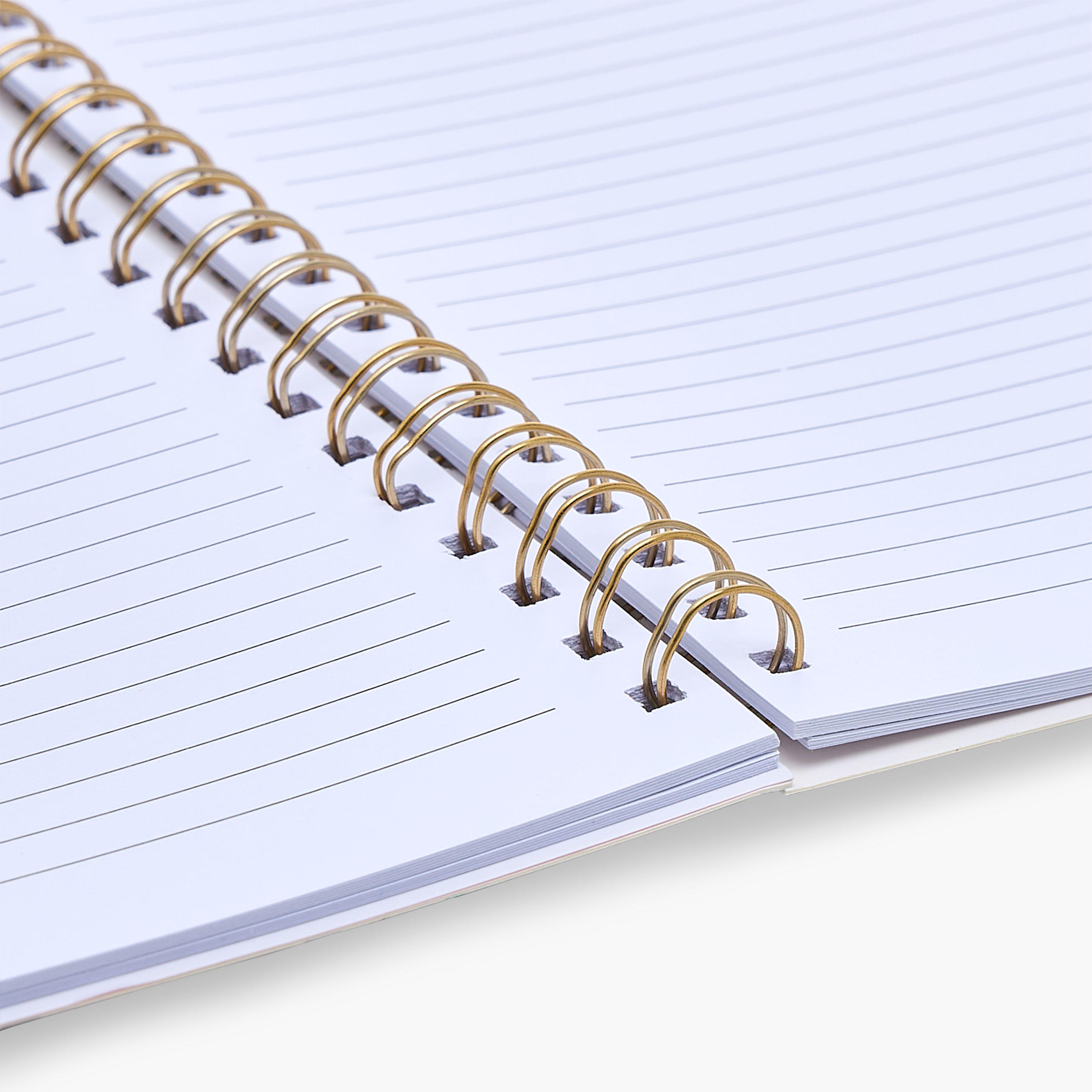 Bow Print A4 Notebook with Spiral Binding - 60 Pages-school-stationery-notebooks-image-5