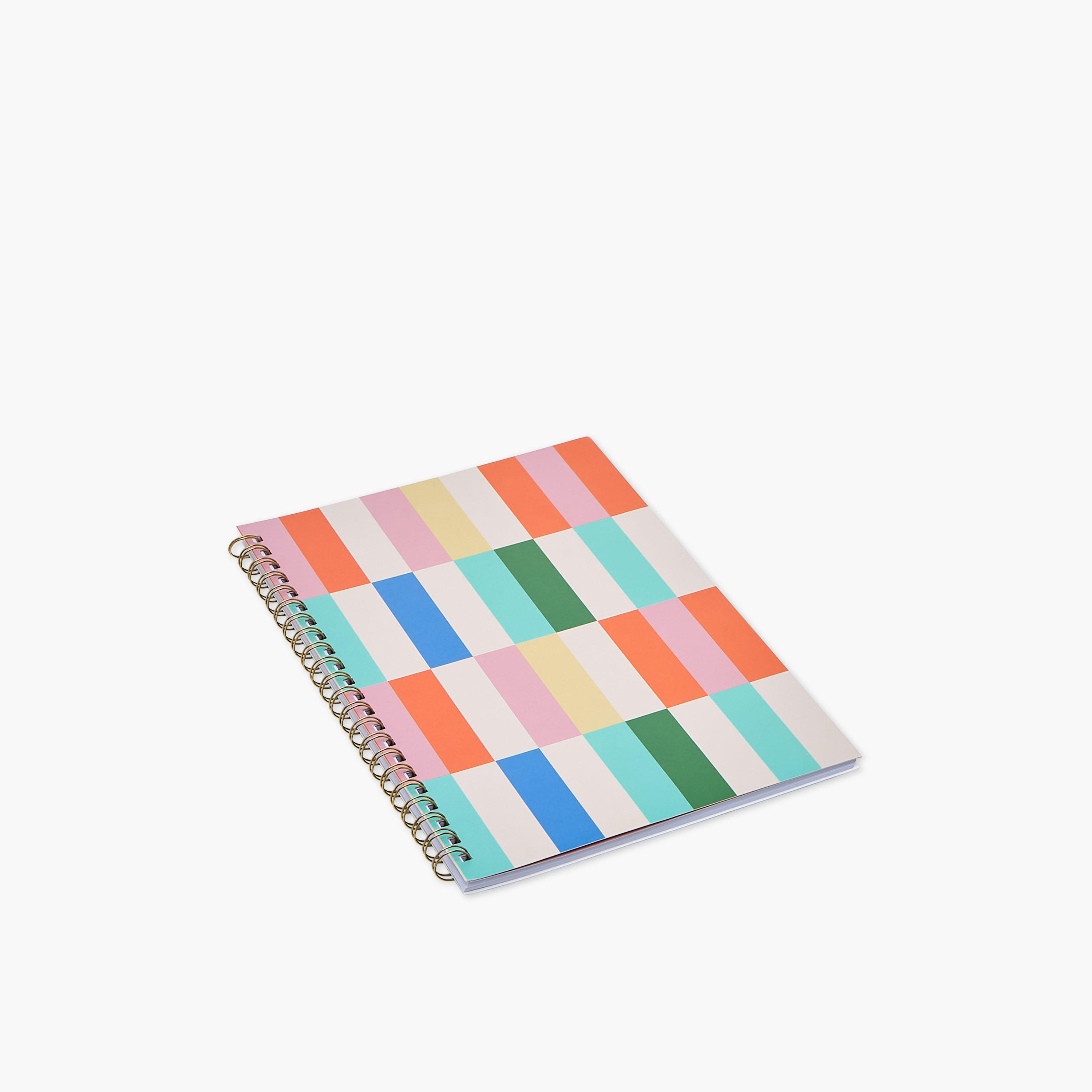 Pattern Print A4 Notebook with Spiral Binding - 60 Pages-school-stationery-notebooks-image-2