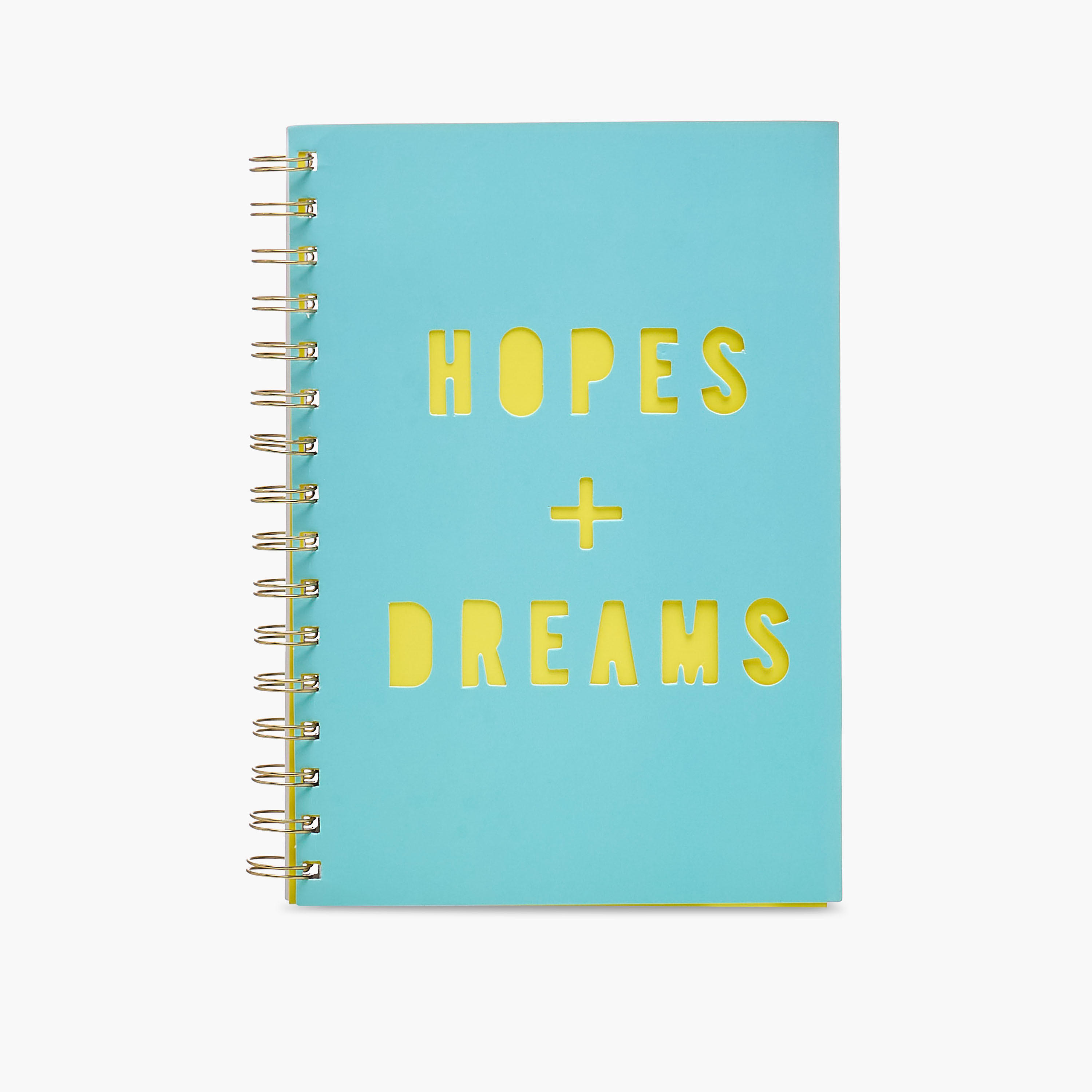 Hopes and Dreams Print A5 Notebook with Spiral Binding - 60 Pages-school-stationery-notebooks-image-1