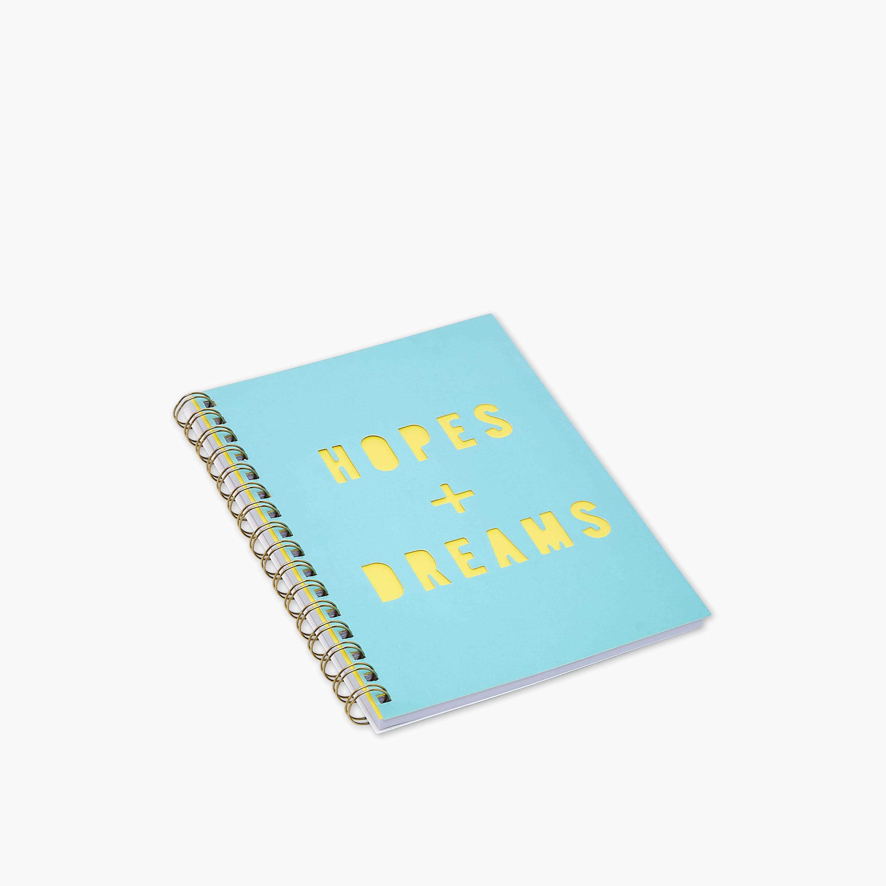 Hopes and Dreams Print A5 Notebook with Spiral Binding - 60 Pages-school-stationery-notebooks-image-2