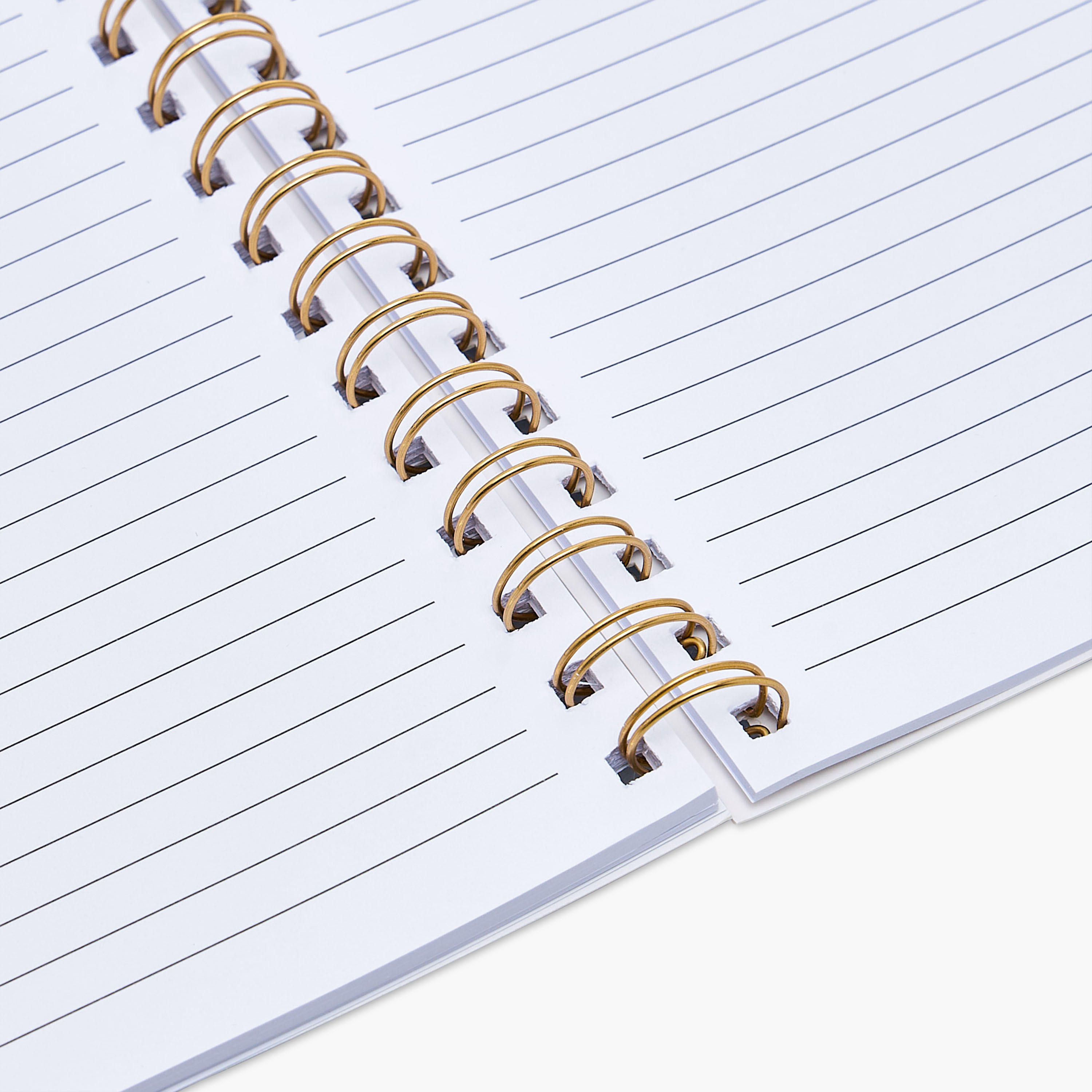 Floral Print A5 Notebook with Spiral Binding - 60 Pages-school-stationery-notebooks-image-5