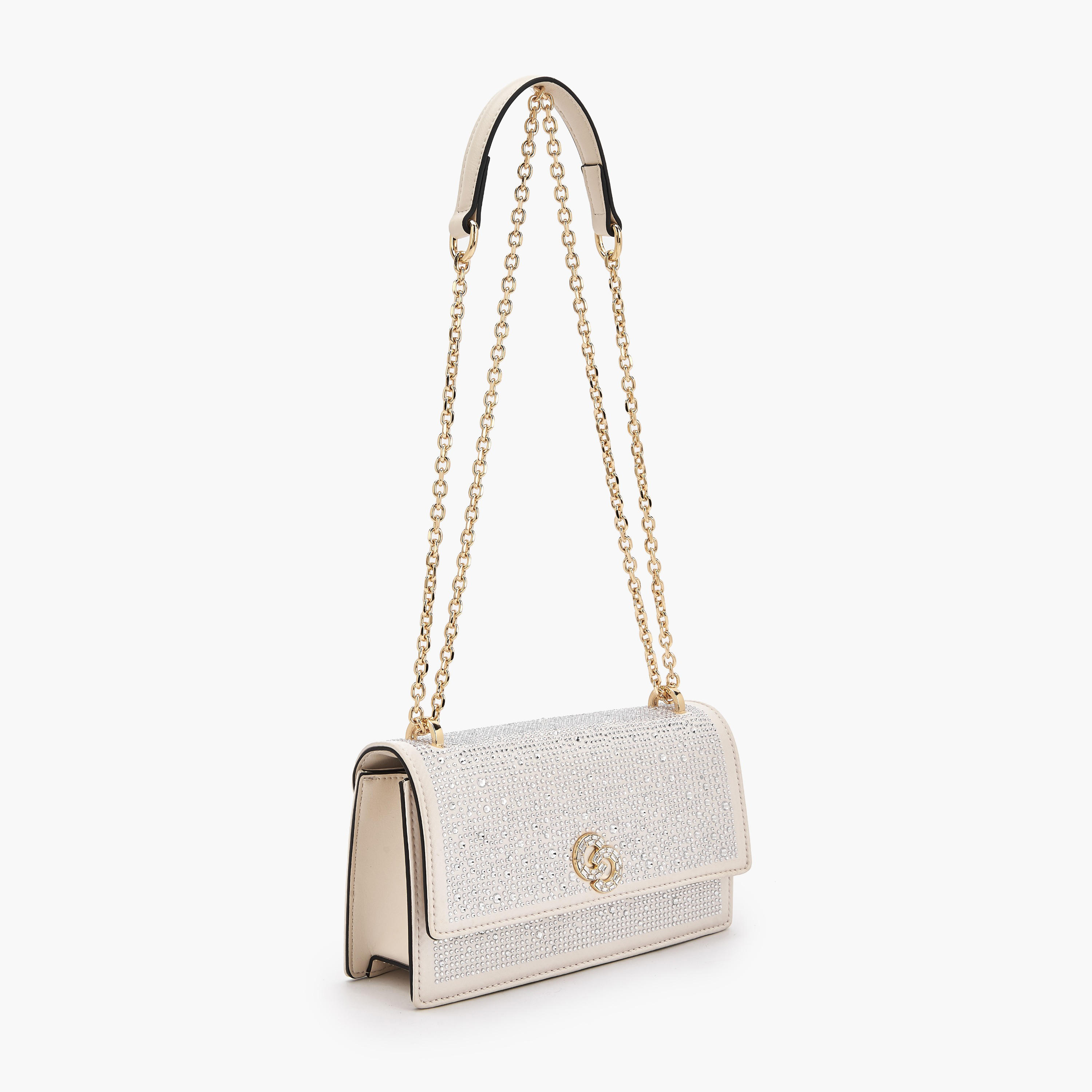 Celeste Embellished Crossbody Bag with Chain Strap-women-bagsandwallets-handbags-image-4