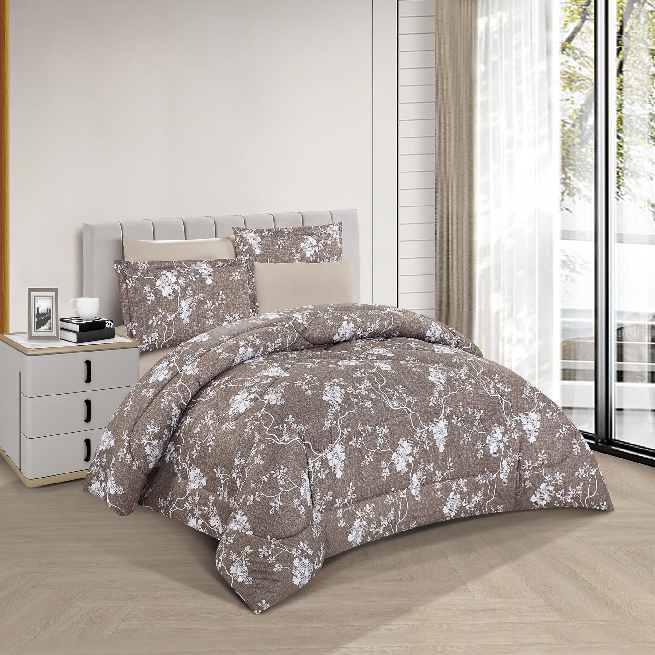 Printed Reversible Comforter King Set-household-bedding-comfortersandbedspreads-comforters-image-1