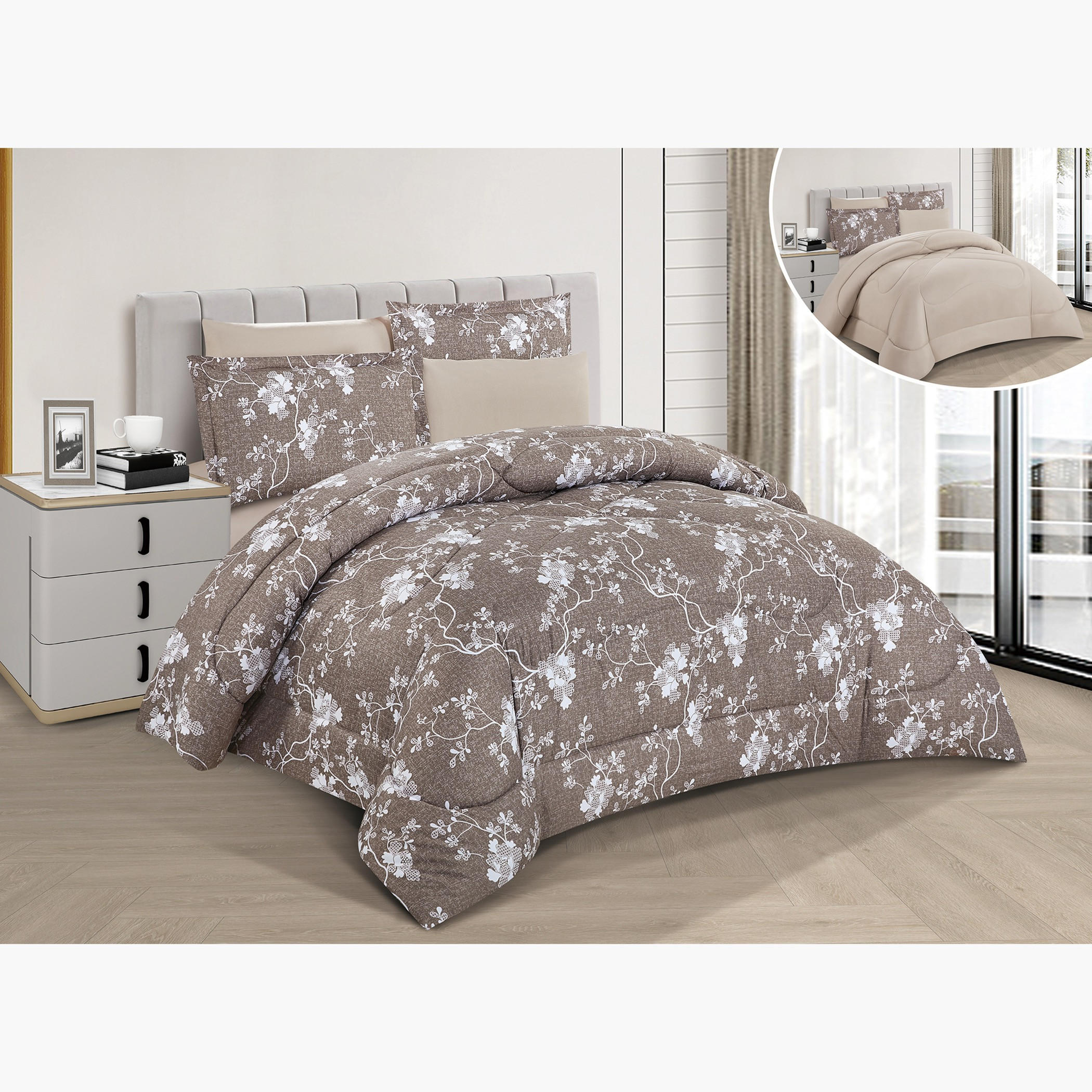 Printed Reversible Comforter King Set-household-bedding-comfortersandbedspreads-comforters-image-7