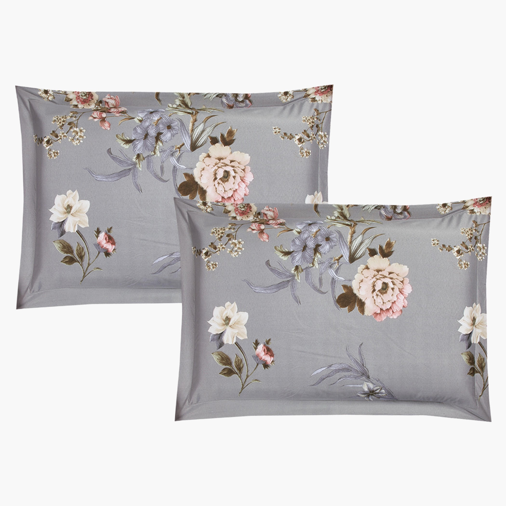 طقم لحاف مزهر قابل للعكس كينج-household-bedding-comfortersandbedspreads-comforters-image-3