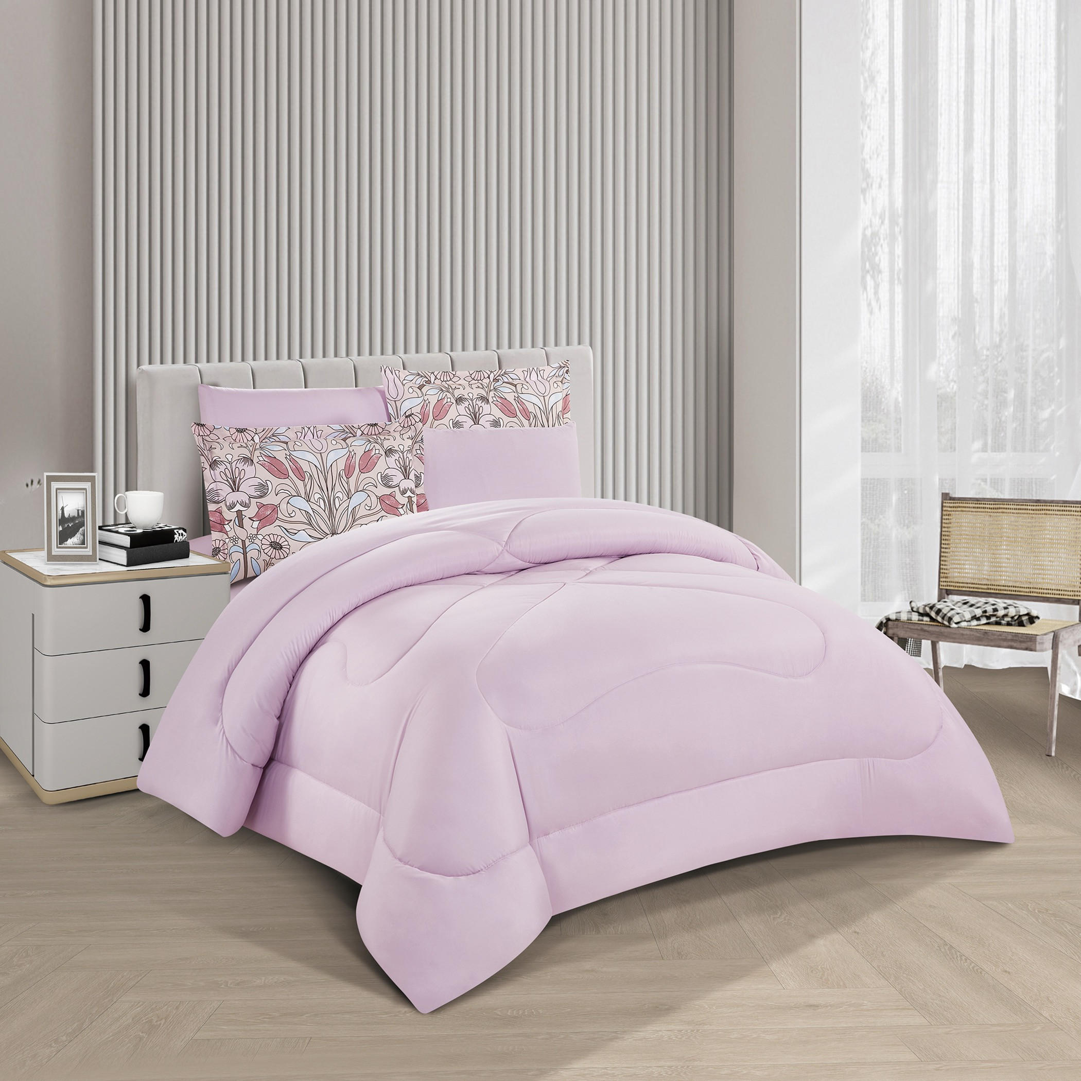 Printed Reversible Comforter King Set-household-bedding-comfortersandbedspreads-comforters-image-2