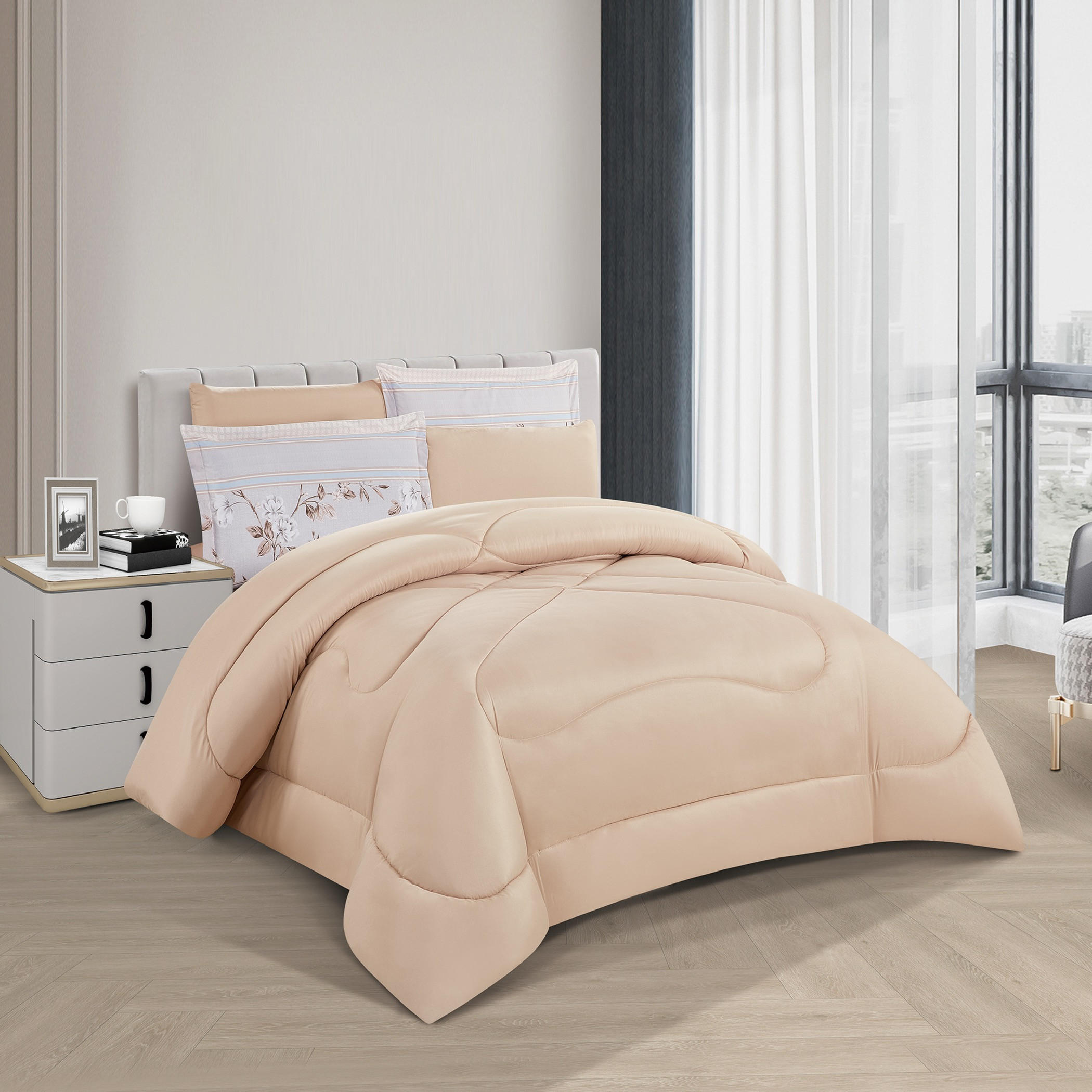 Printed Reversible Comforter King Set-household-bedding-comfortersandbedspreads-comforters-image-2