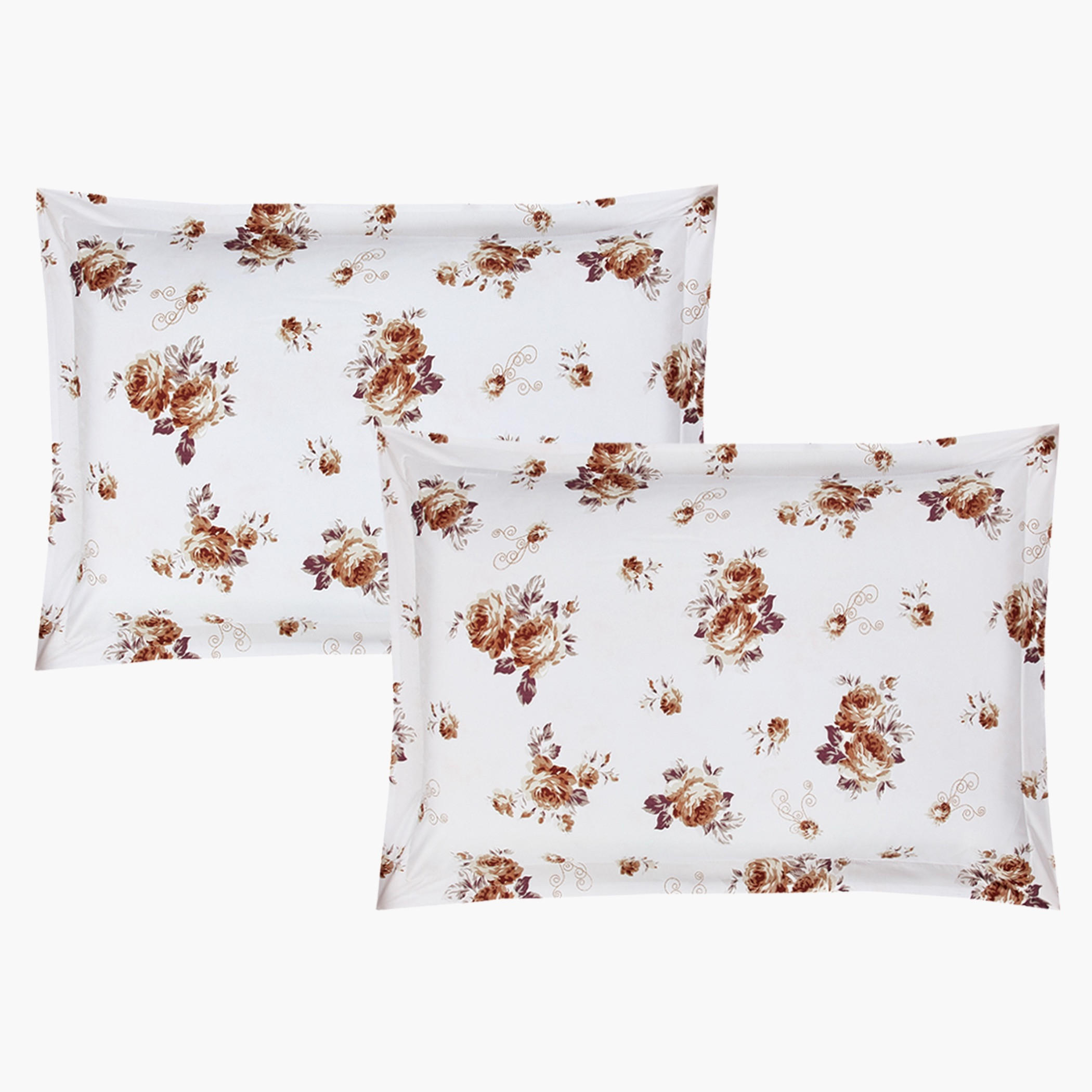 Floral Printed Reversible Comforter Set-household-bedding-comfortersandbedspreads-comforters-image-4