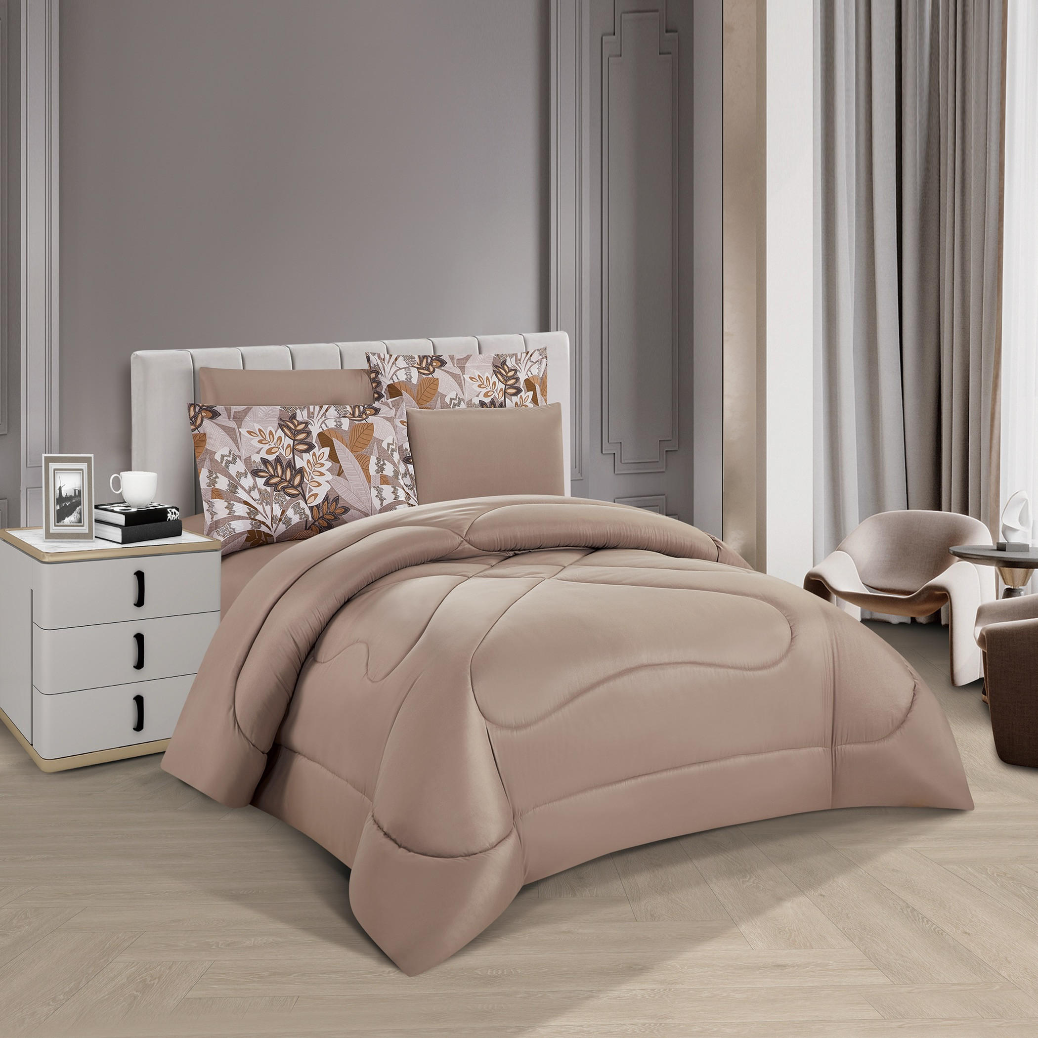 Printed Reversible Comforter Twin Set-household-bedding-comfortersandbedspreads-comforters-image-2